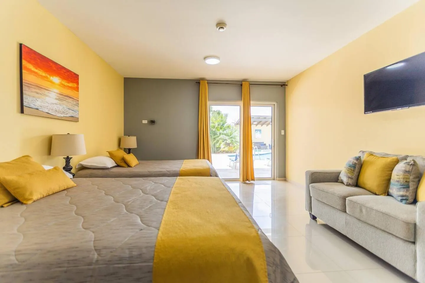 Bed in Juanedu Suites