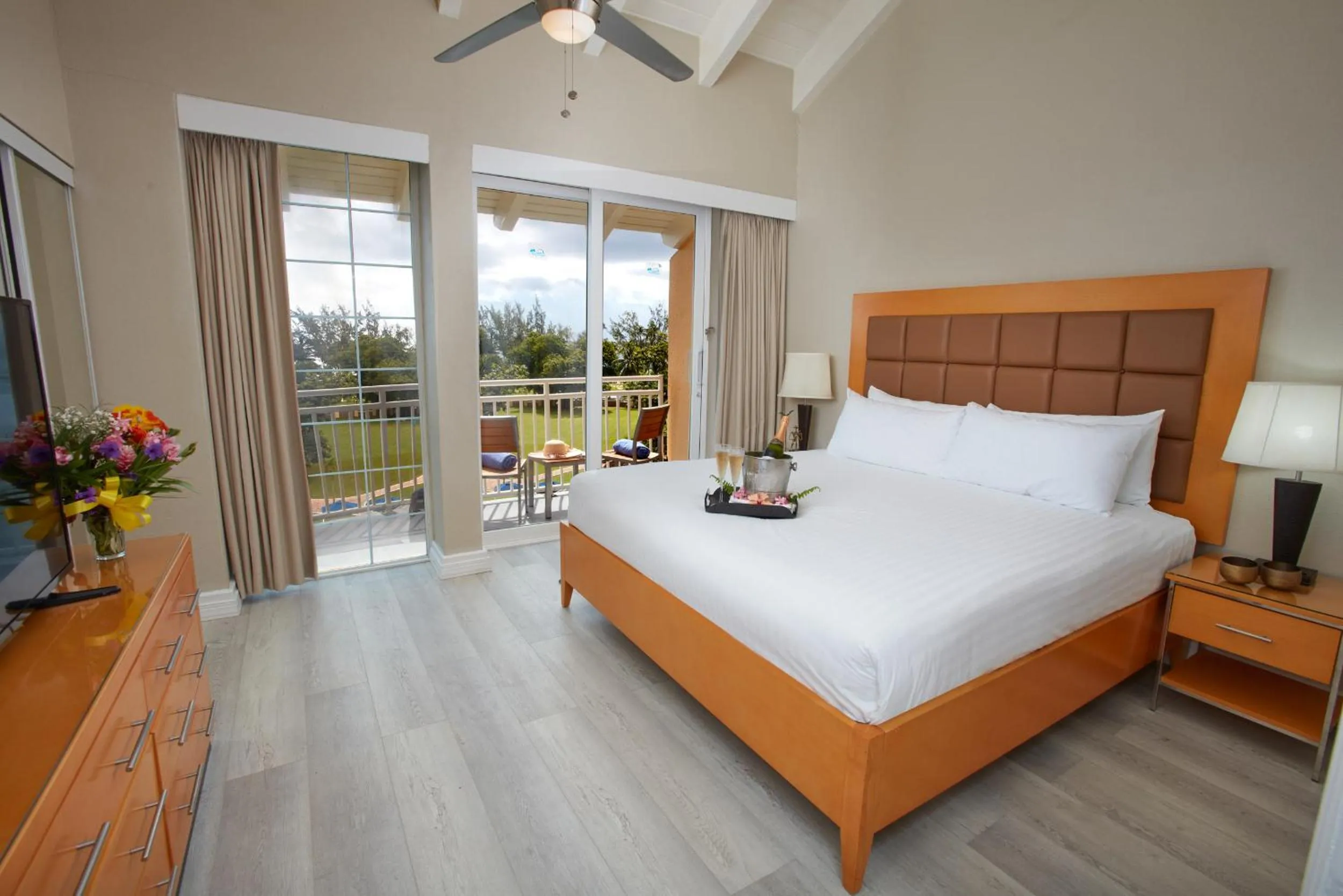 Bed in Divi Southwinds Beach Resort