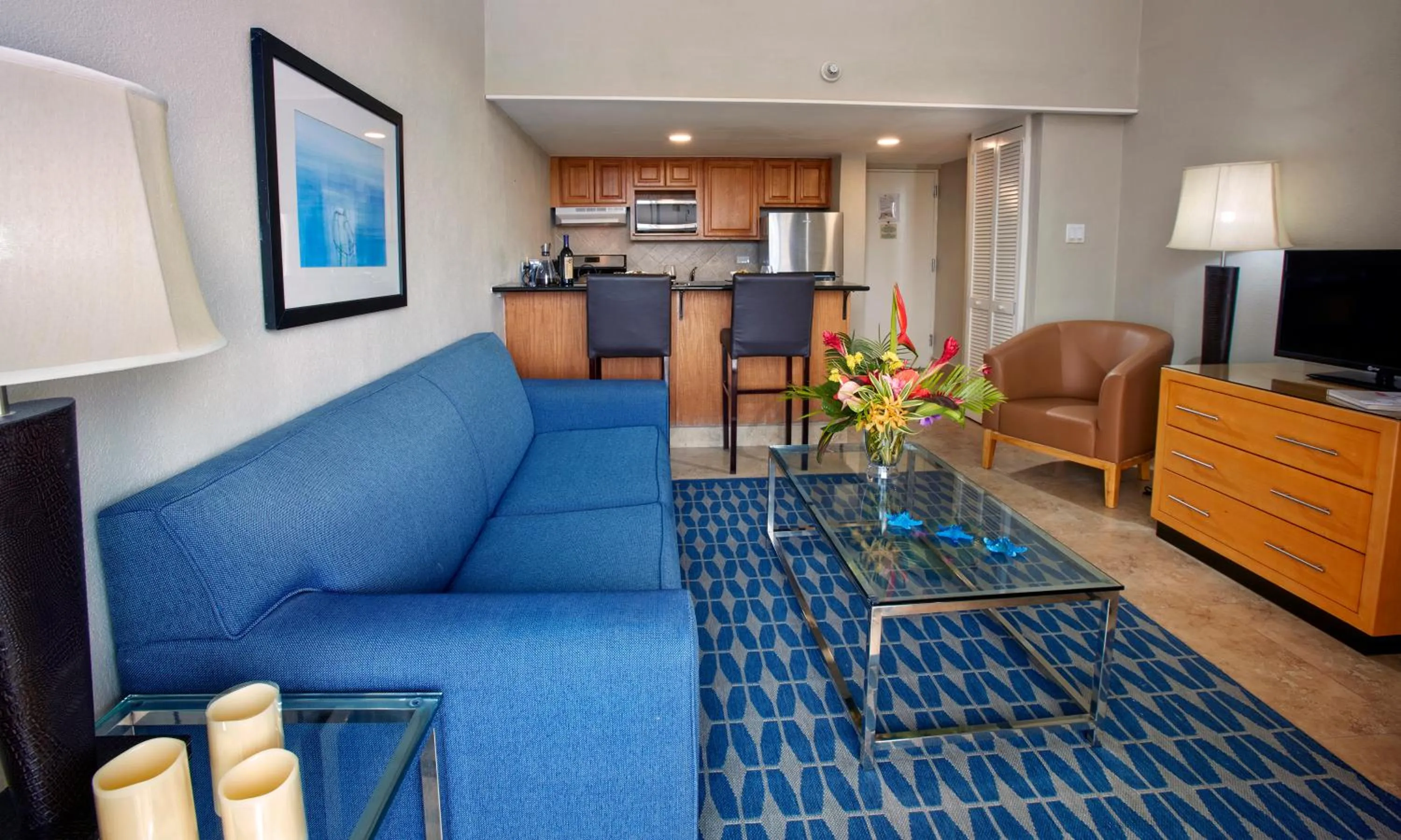 Living room in Divi Southwinds Beach Resort