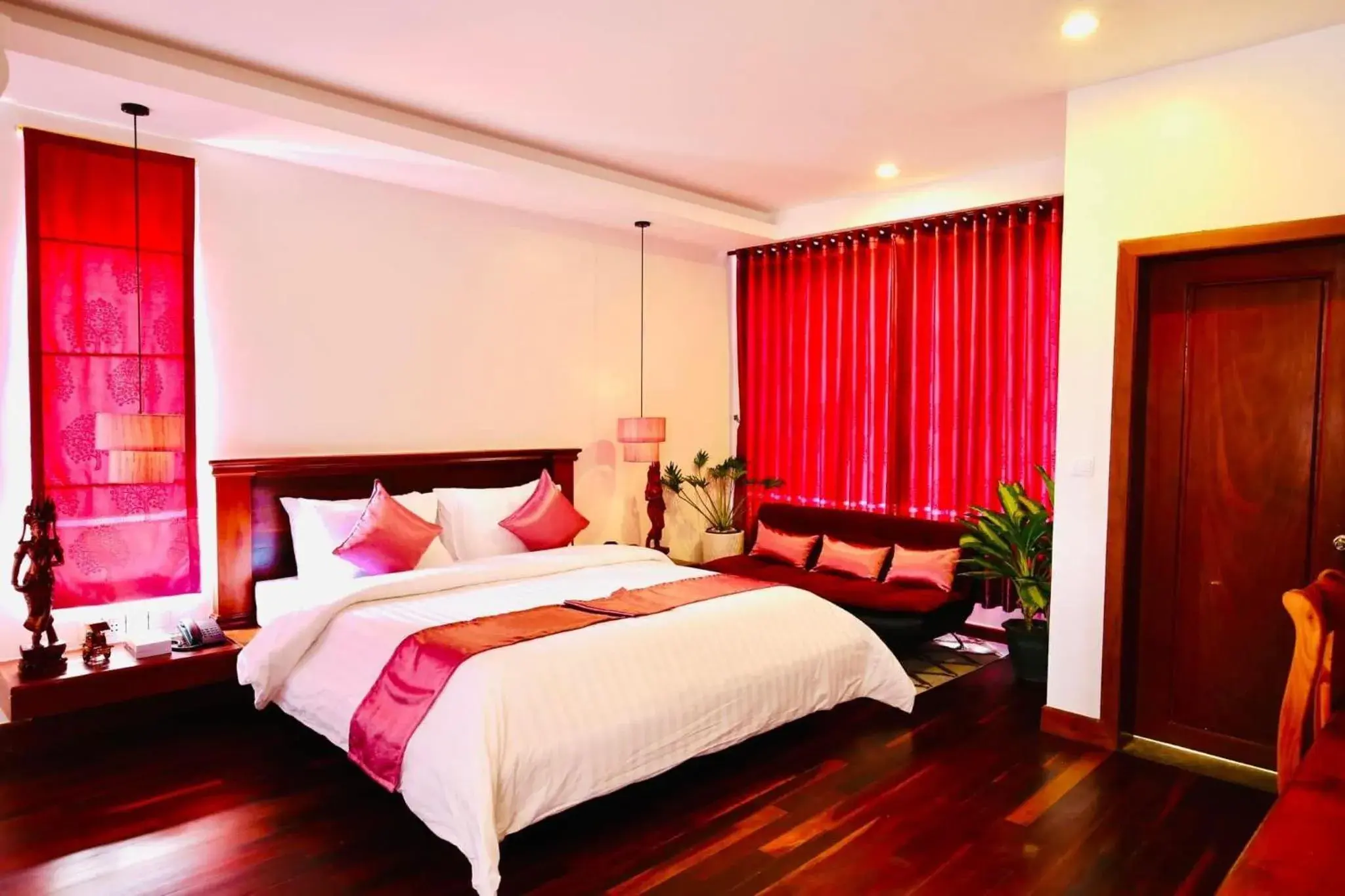 Bed in Holy Angkor Hotel Bed in Holy Angkor Hotel