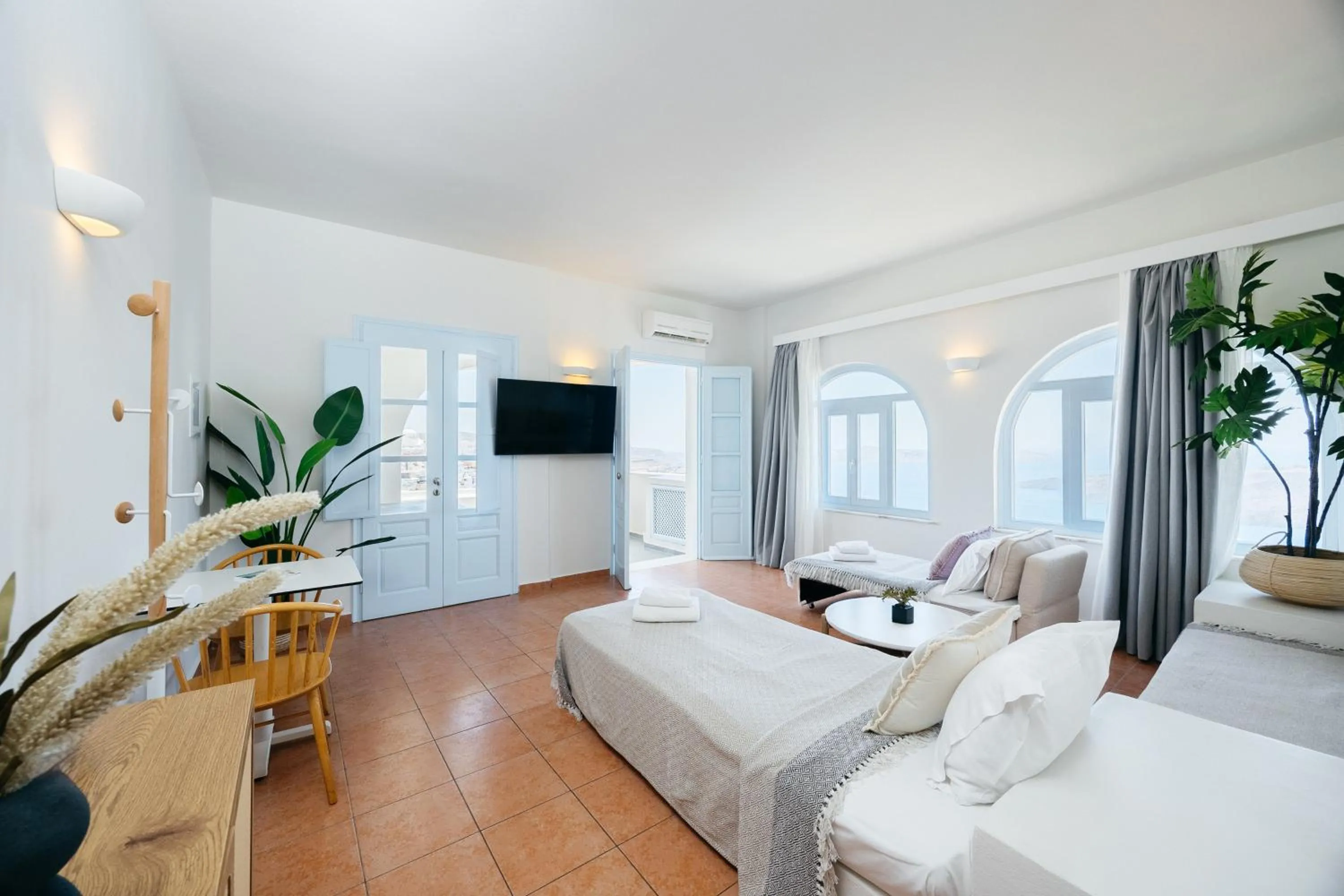 Living room in Kastro Suites