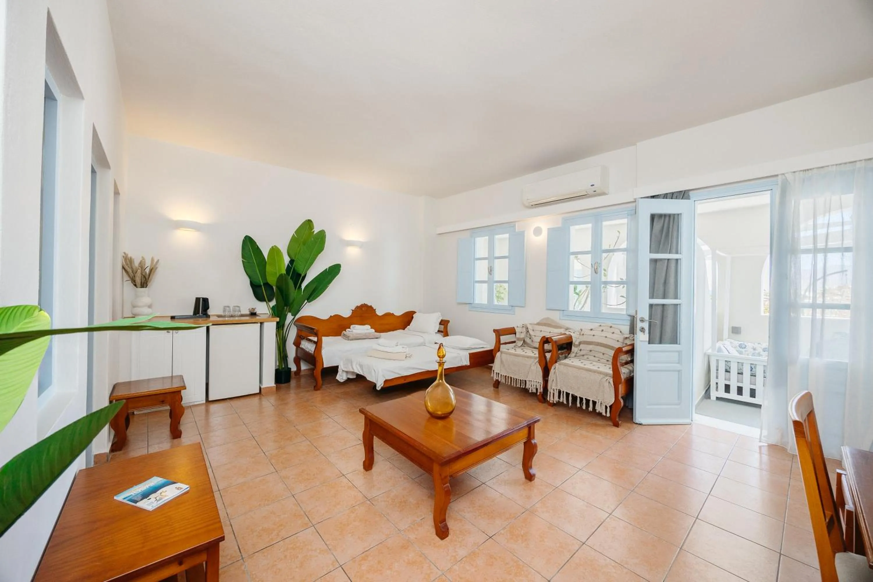 Living room in Kastro Suites