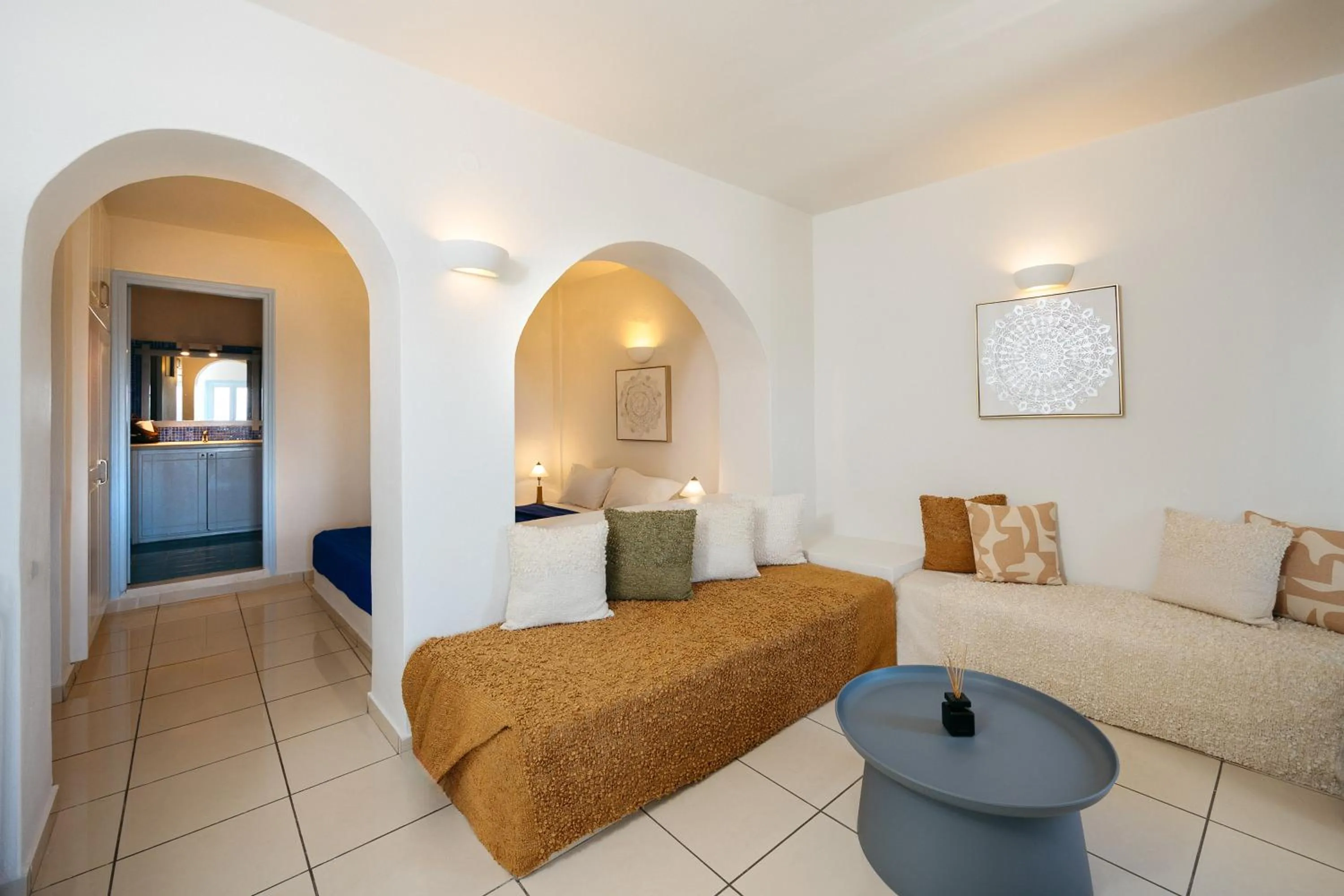 Living room in Kastro Suites