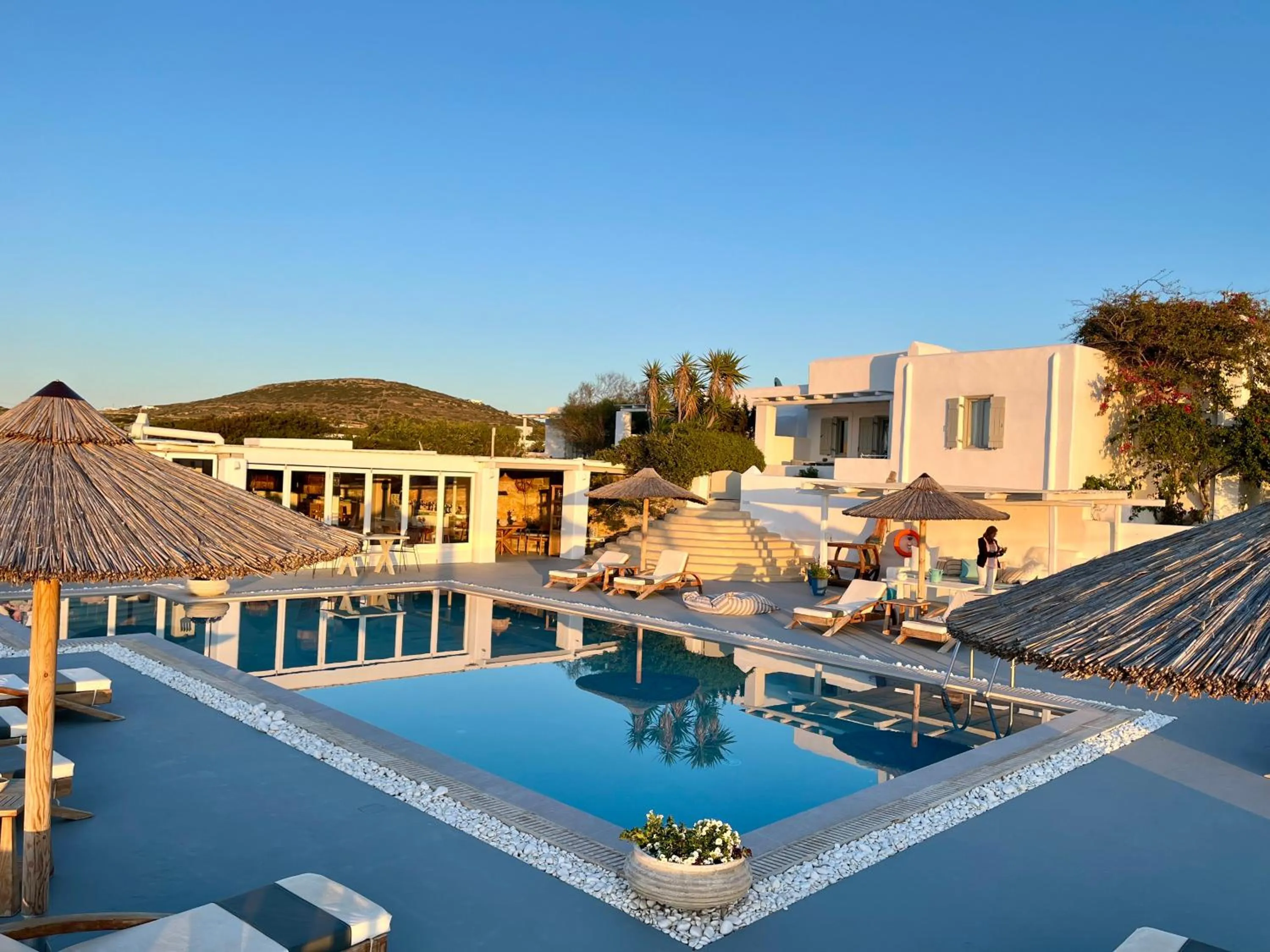 Pool view in Anemoi Resort