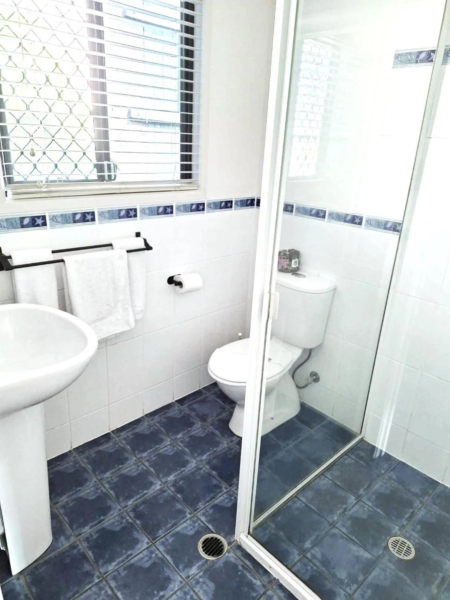 Shower in Central Studio Accommodation