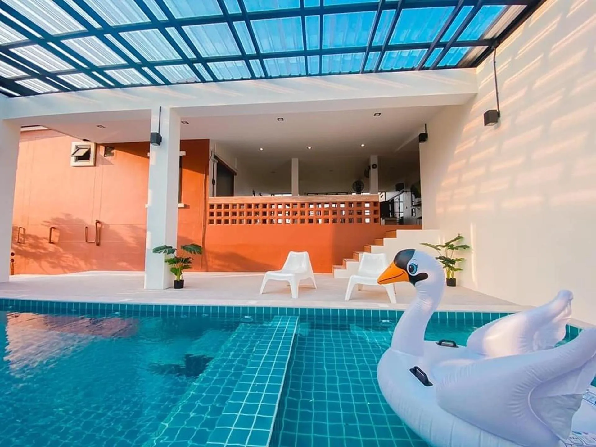 Swimming pool in Maerim Villa&Pool