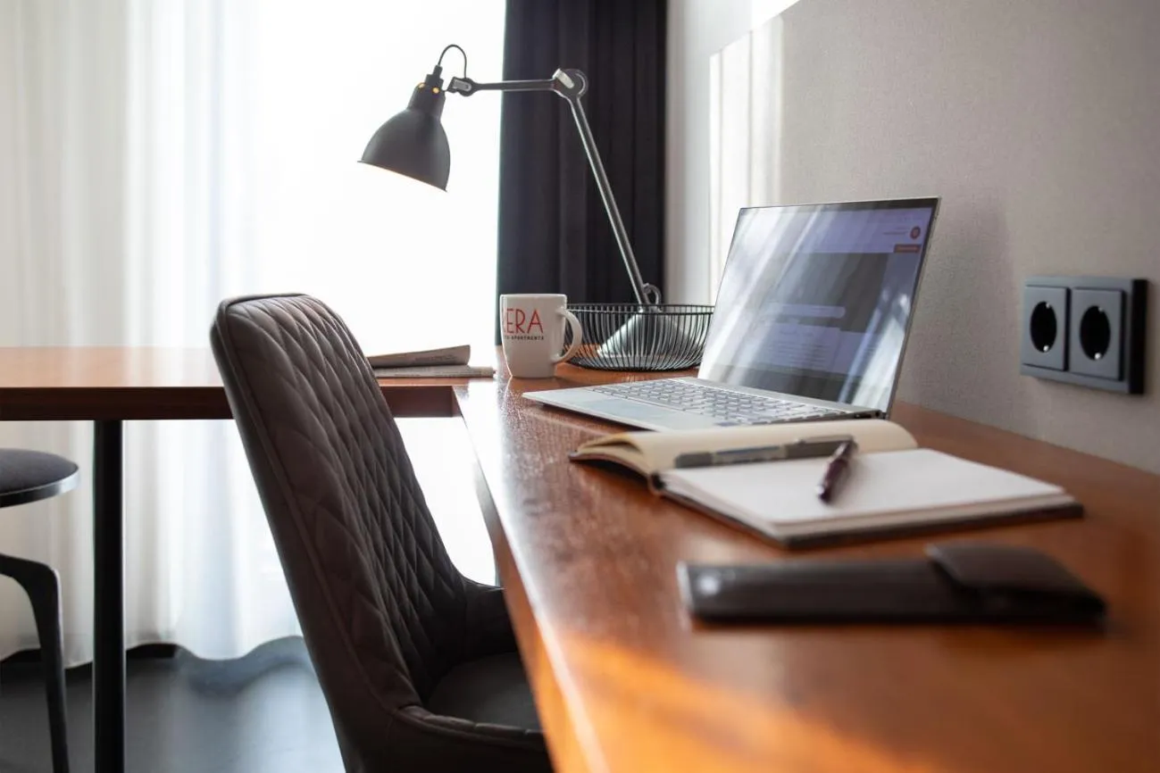 TV and multimedia in Brera Serviced Apartments Munich Schwabing