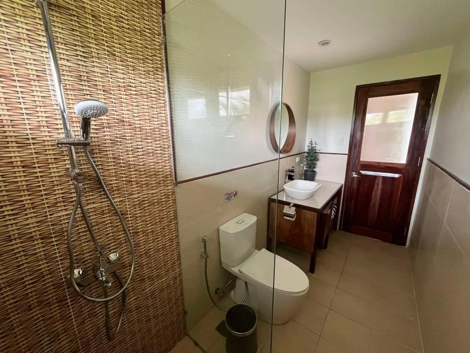 Shower in Ferra Resort Siargao