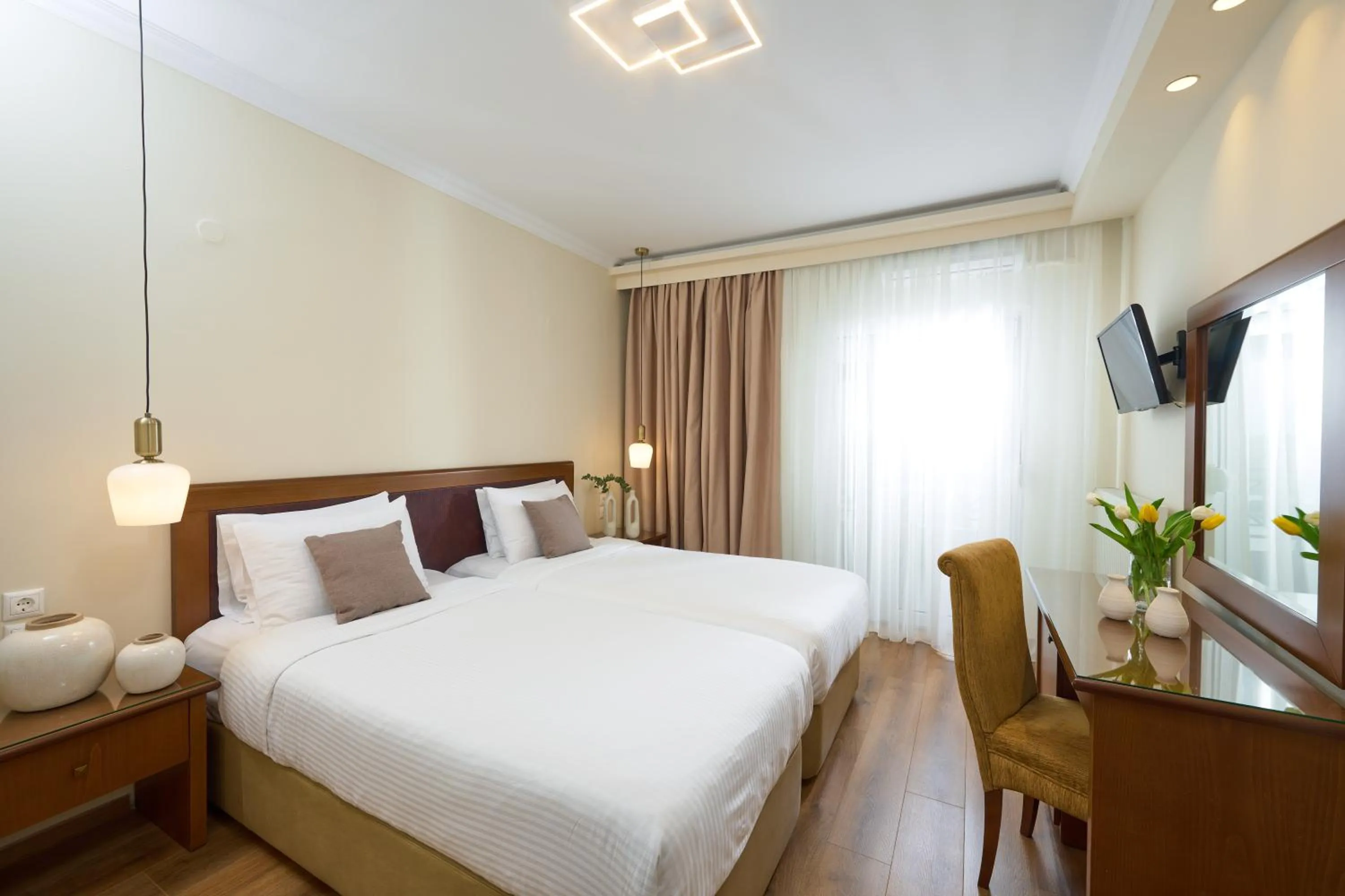 Photo of the whole room, Bed in Filippos Hotel