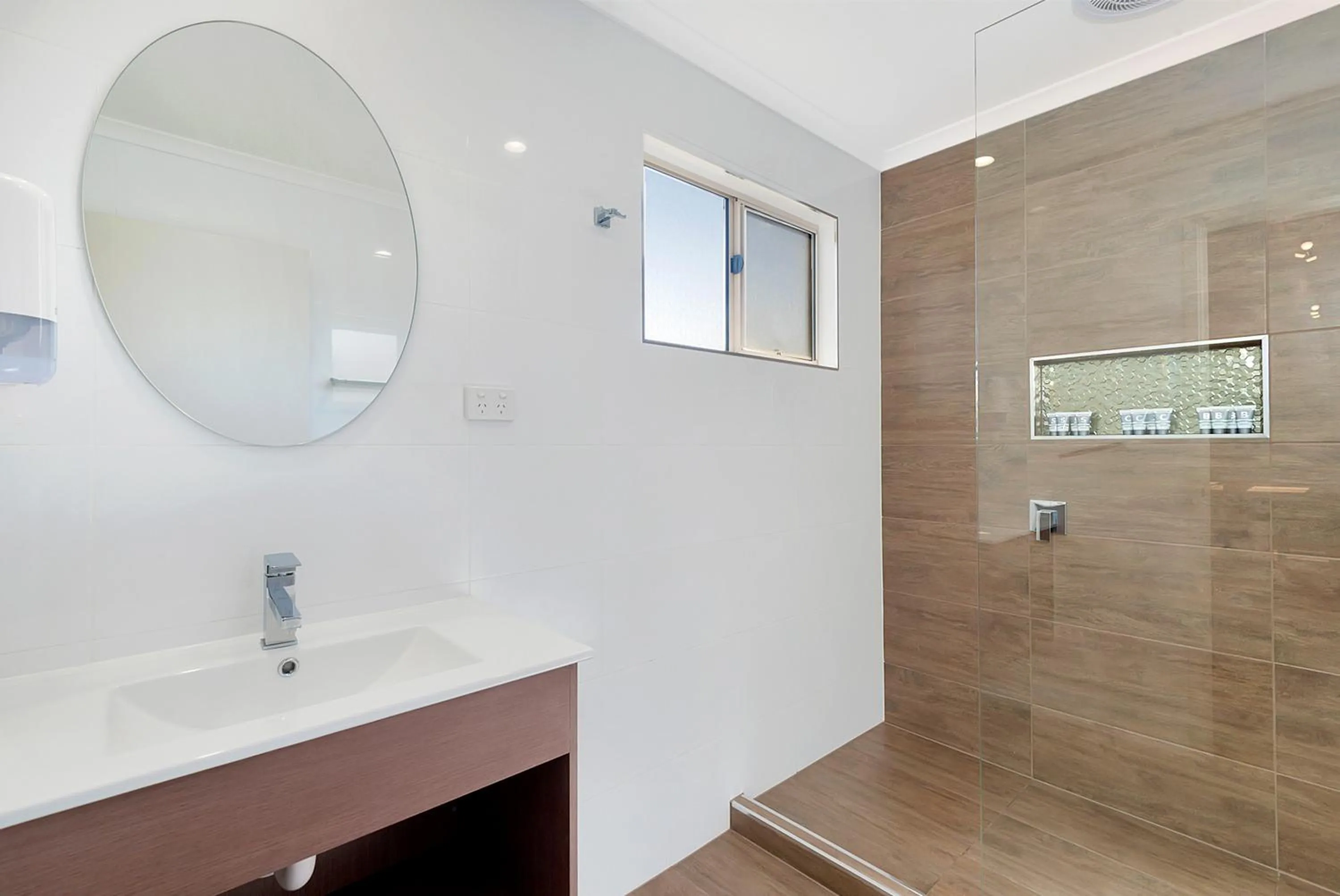 Shower in Moonta Bay Holiday Park