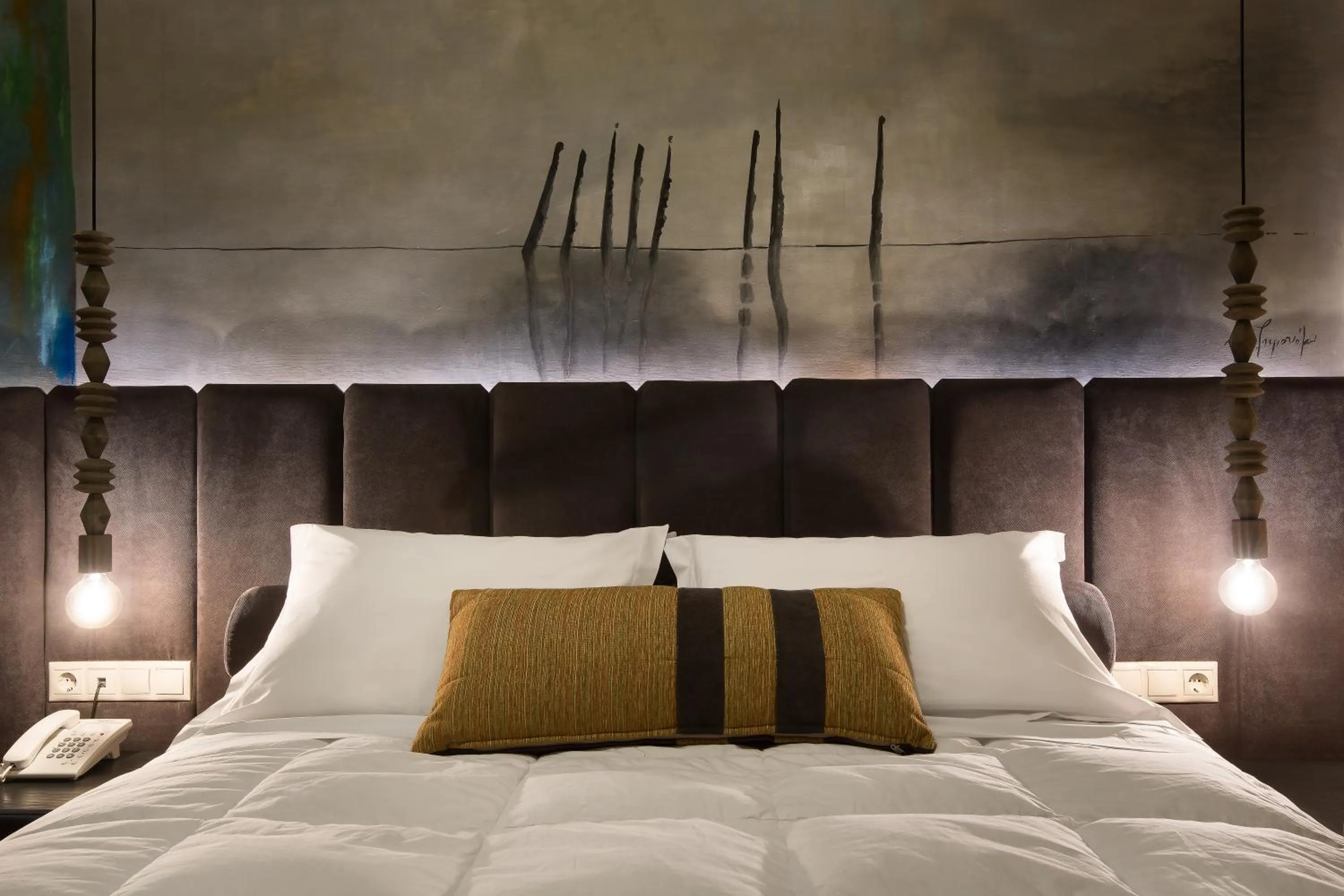 Bed in Kentrikon Hotel