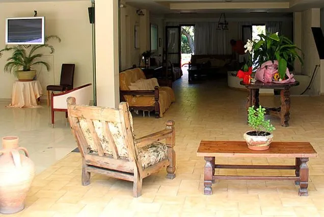 Lobby or reception in Galini Hotel