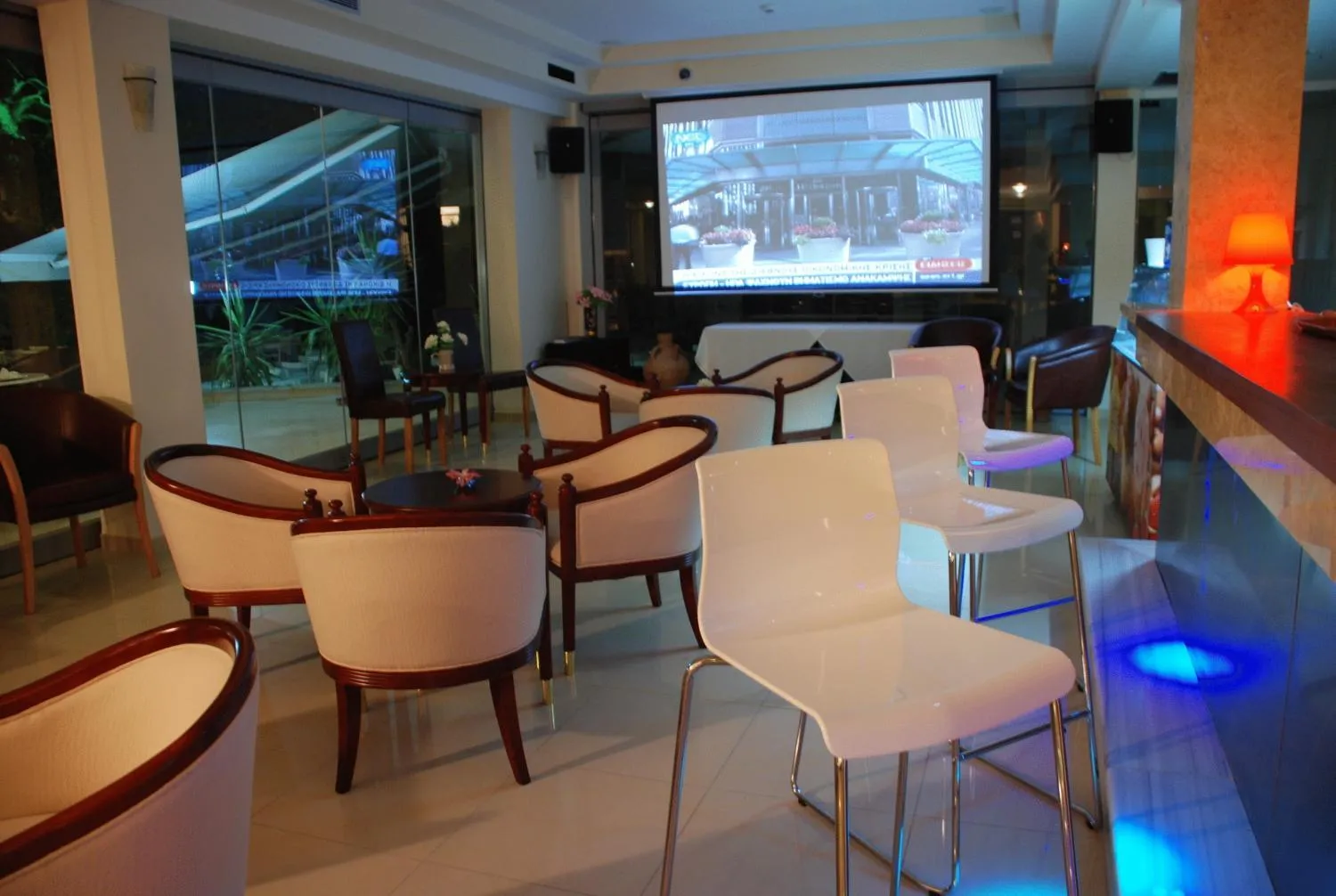 Lounge or bar in Galini Hotel