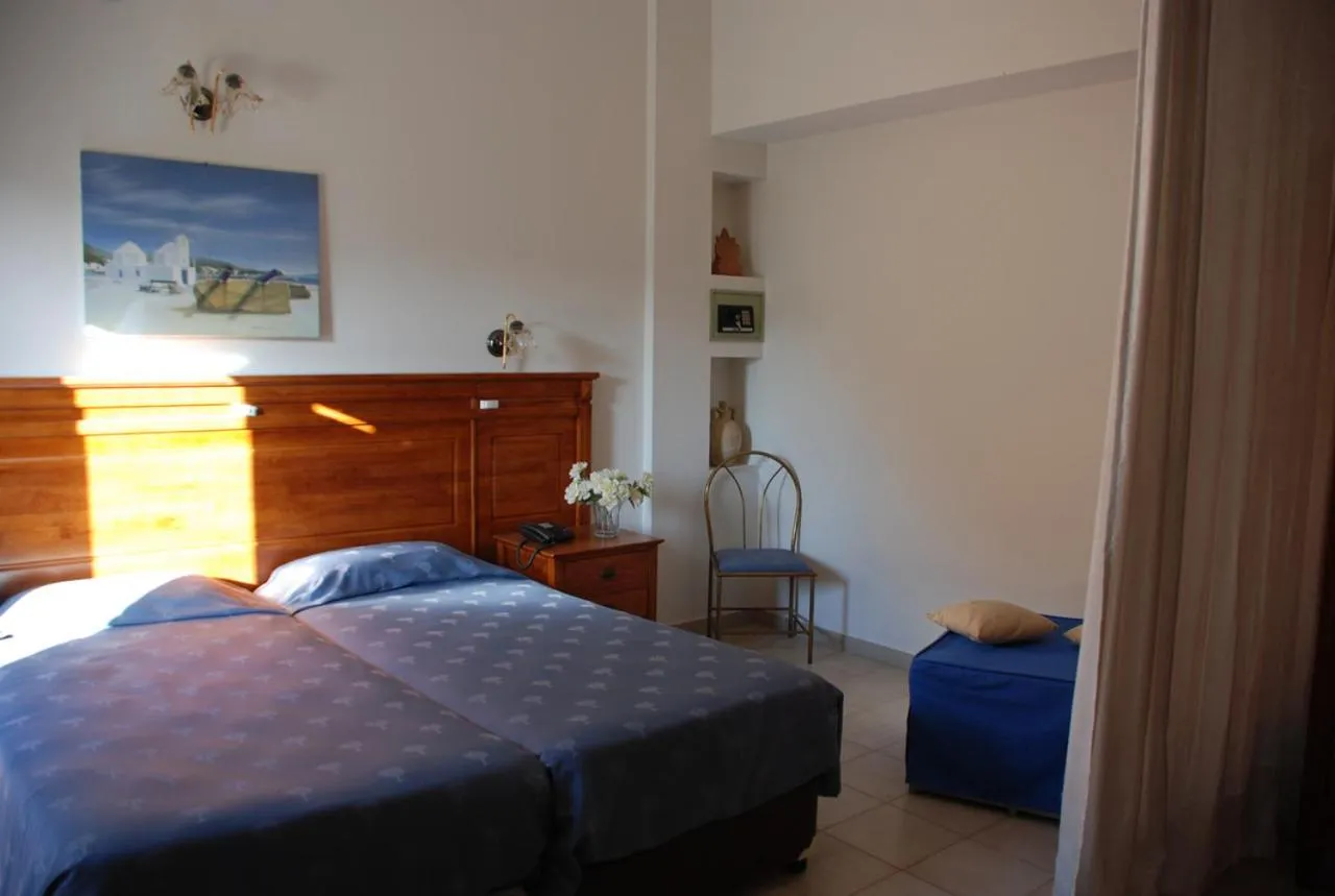 Photo of the whole room, Bed in Galini Hotel