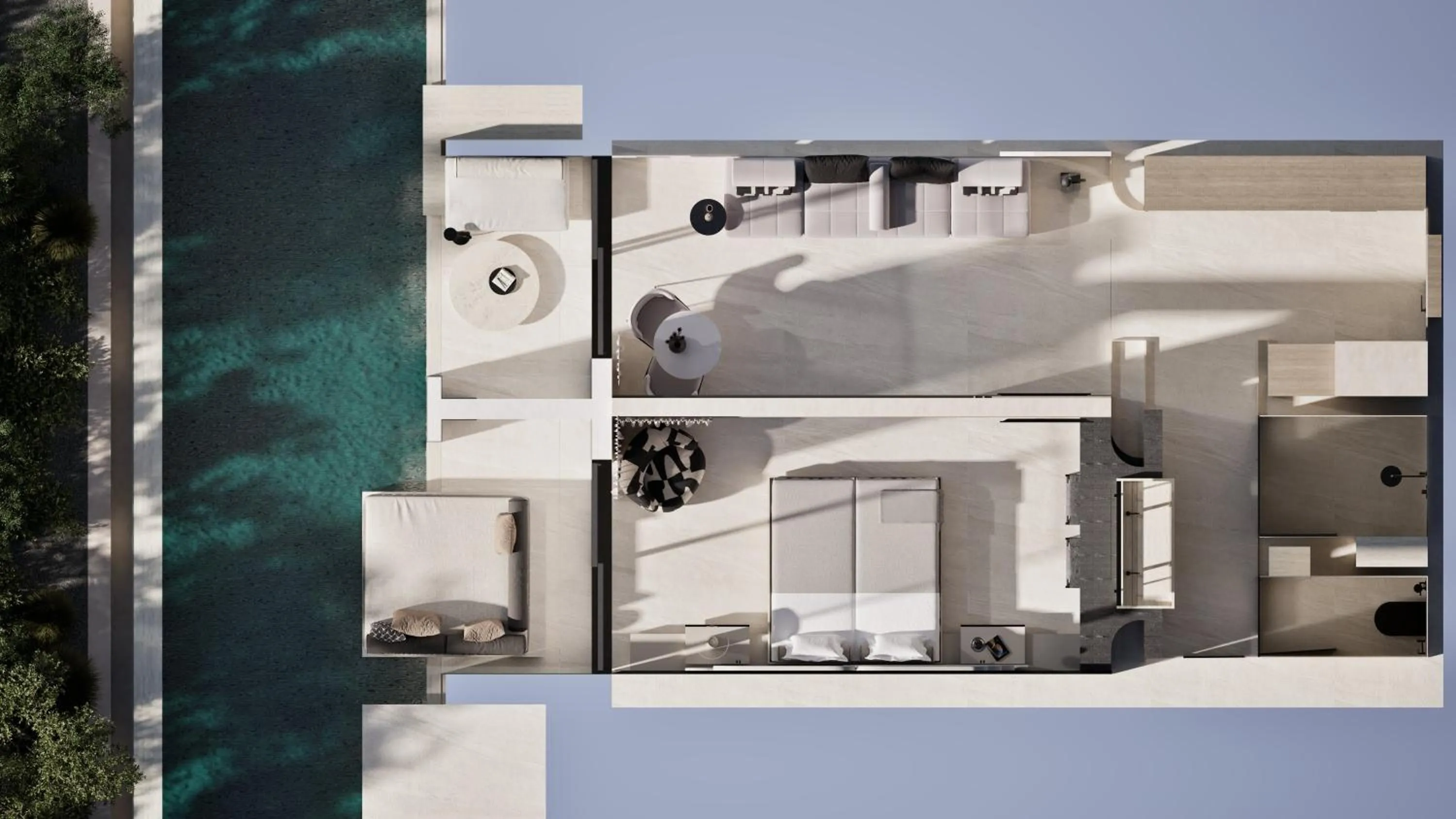 Photo of the whole room in Aegean Pearl