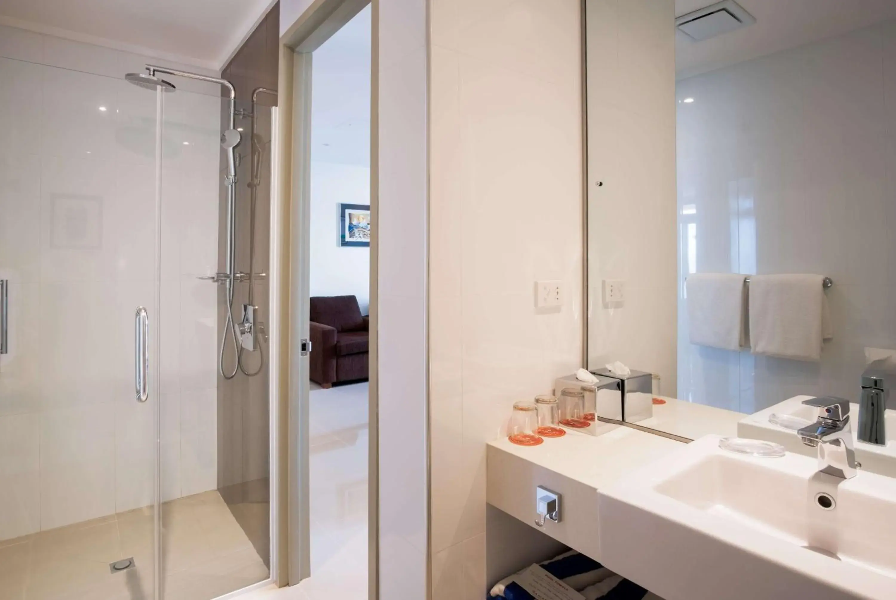 Bathroom in Ramada Suites by Wyndham Wailoaloa Beach Fiji Bathroom in Ramada Suites by Wyndham Wailoaloa Beach Fiji