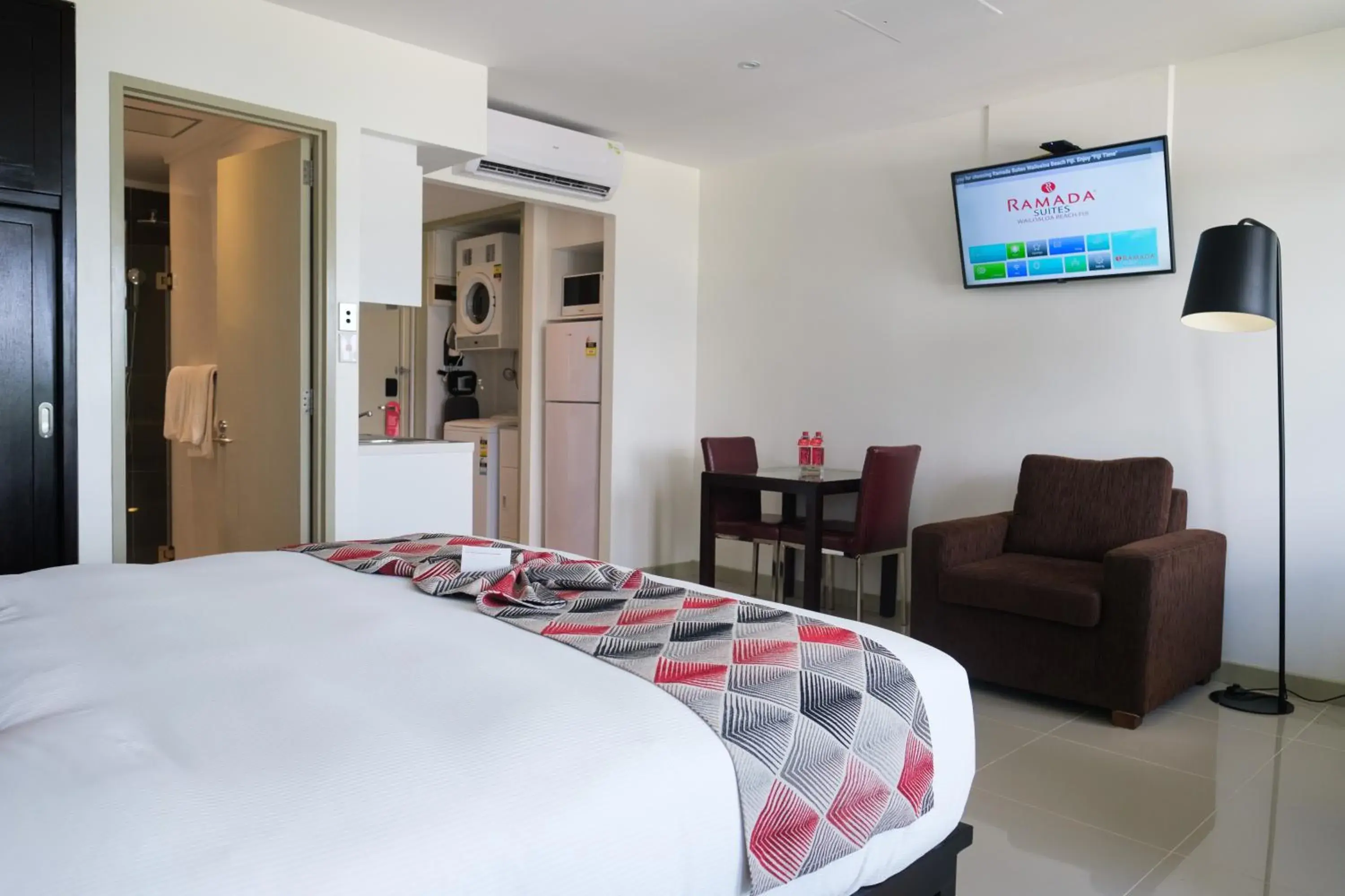 King Studio with Partial Sea View in Ramada Suites by Wyndham Wailoaloa Beach Fiji King Studio with Partial Sea View in Ramada Suites by Wyndham Wailoaloa Beach Fiji
