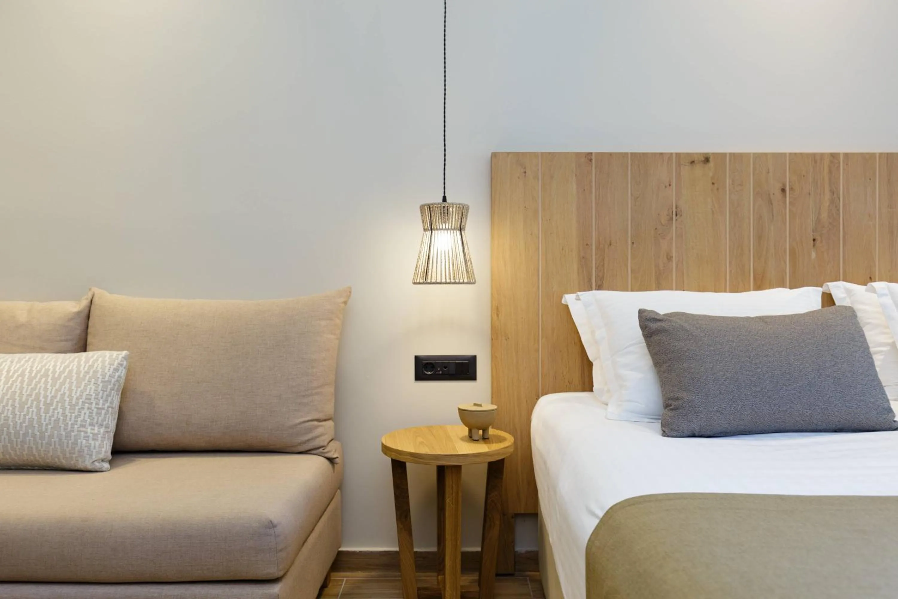 Bed in Akrotiri Beach Resort Hotel - Adult Friendly