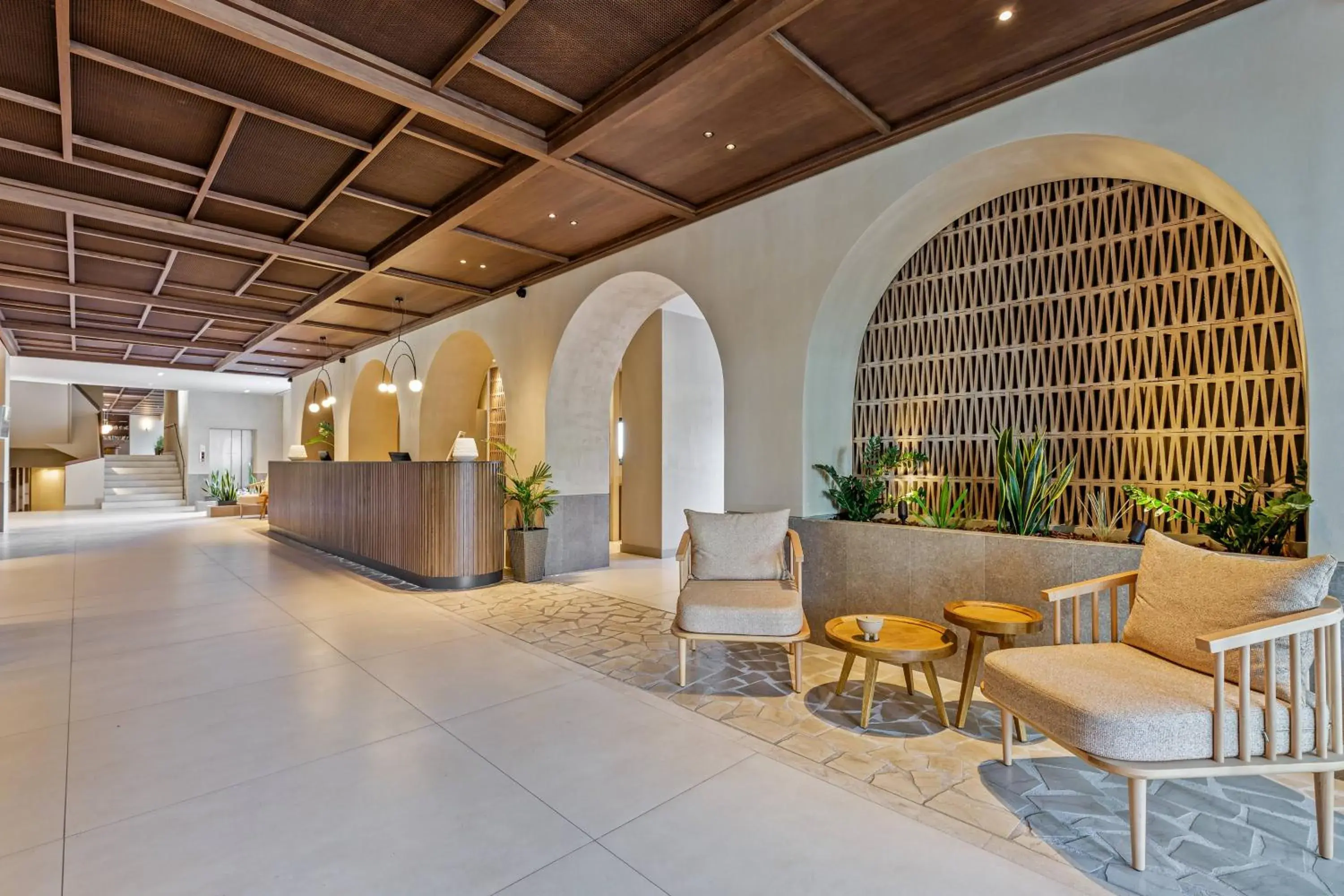 Lobby or reception in Akrotiri Beach Resort Hotel - Adult Friendly Lobby or reception in Akrotiri Beach Resort Hotel - Adult Friendly