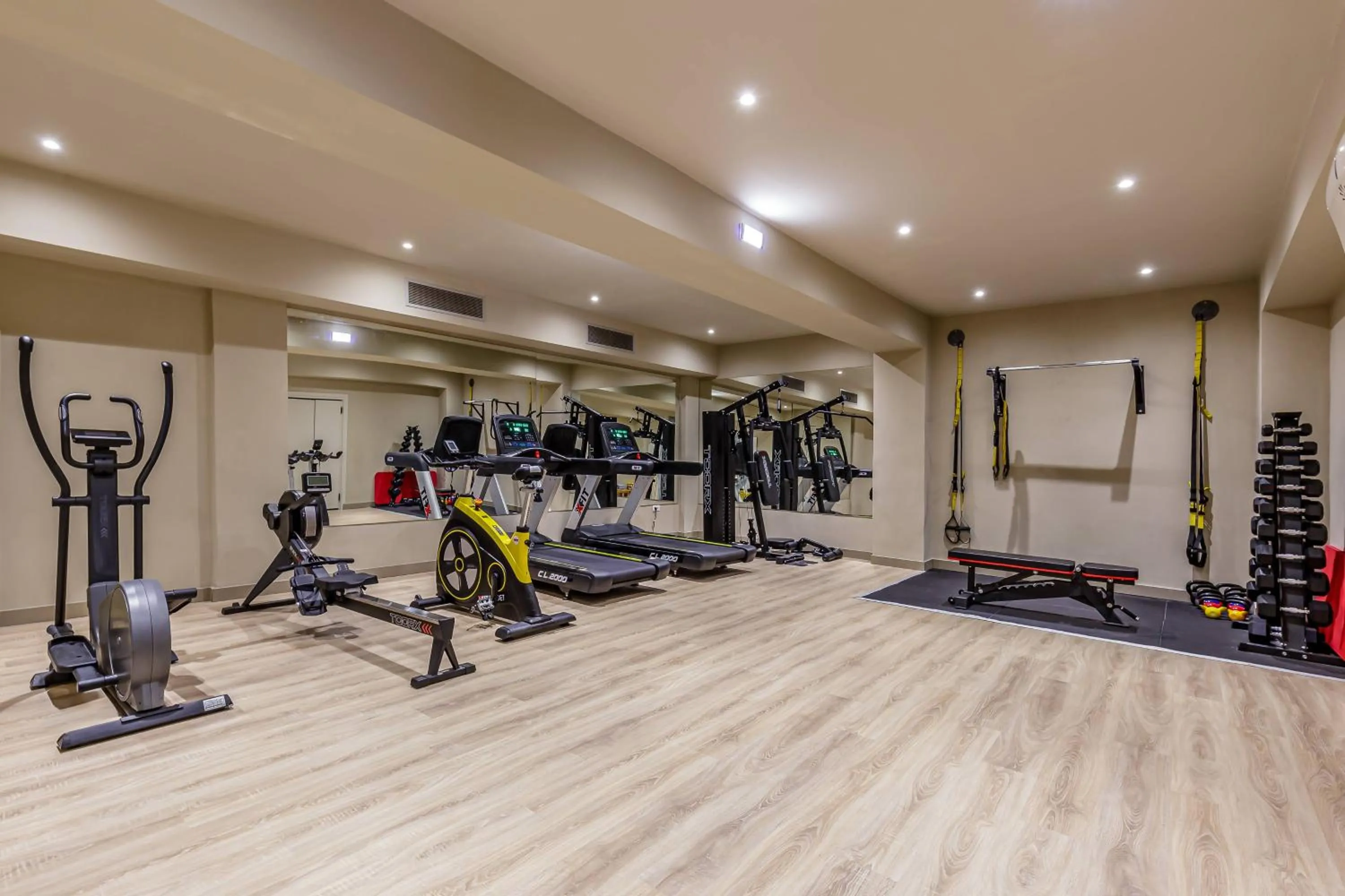 Fitness centre/facilities in Akrotiri Beach Resort Hotel - Adult Friendly
