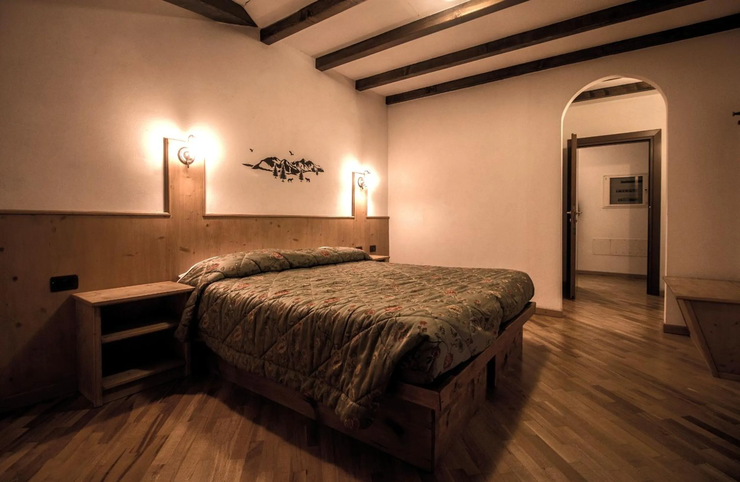 Bed in Garni Il Muretto