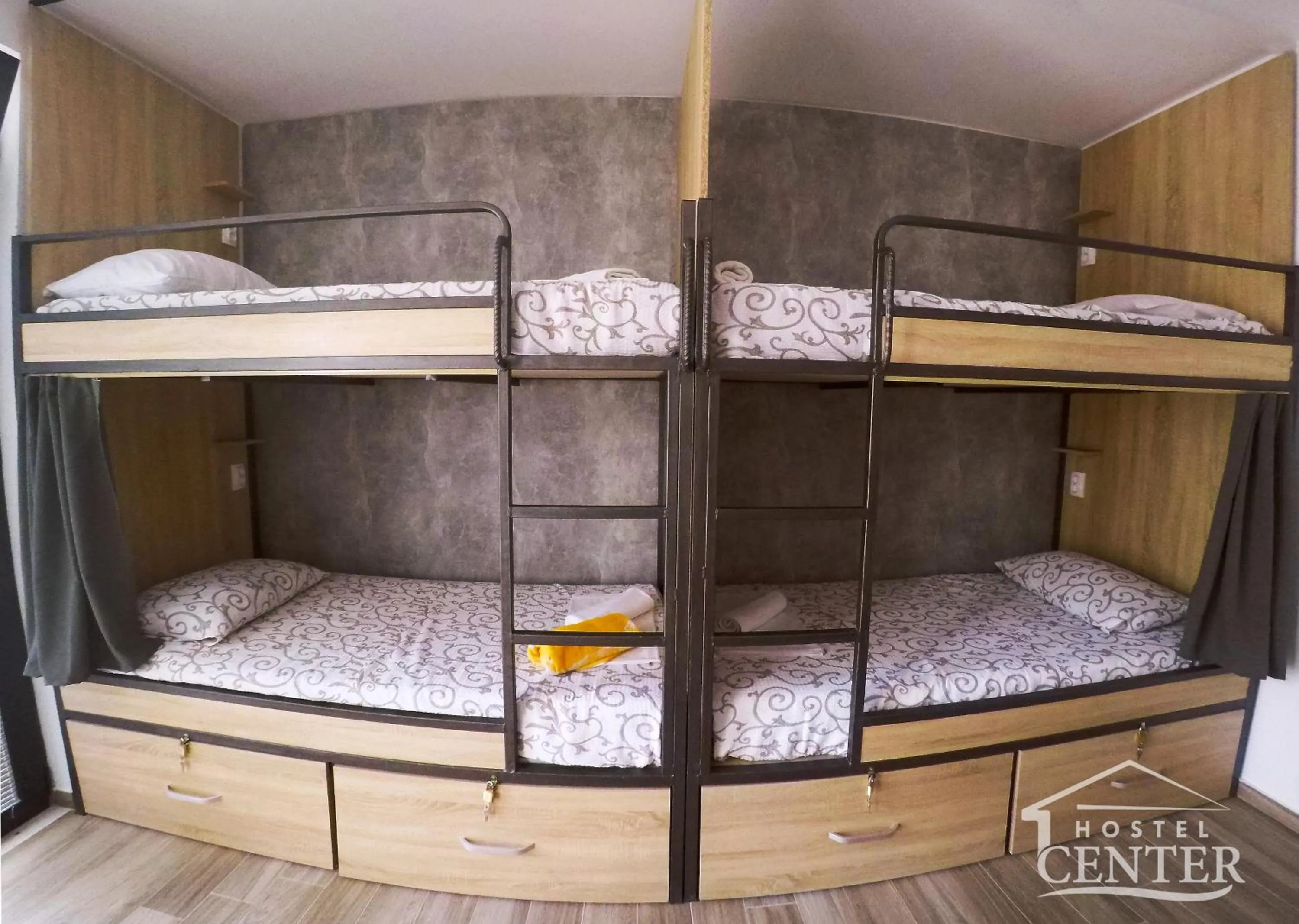 Single Bed in 4-Bed Dormitory Room in Hostel Center