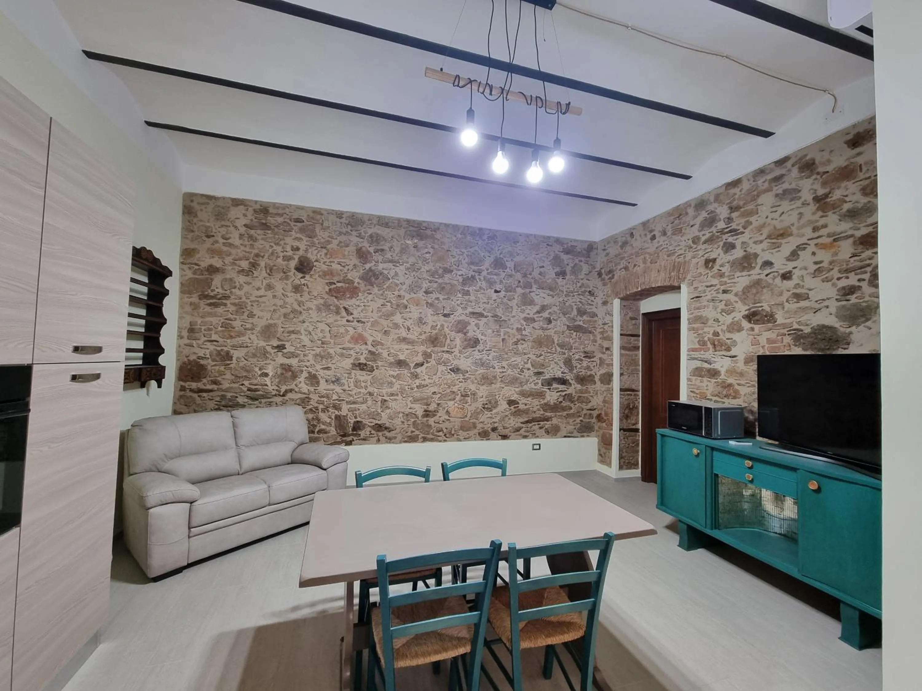 Seating area in B&B Sa Costera