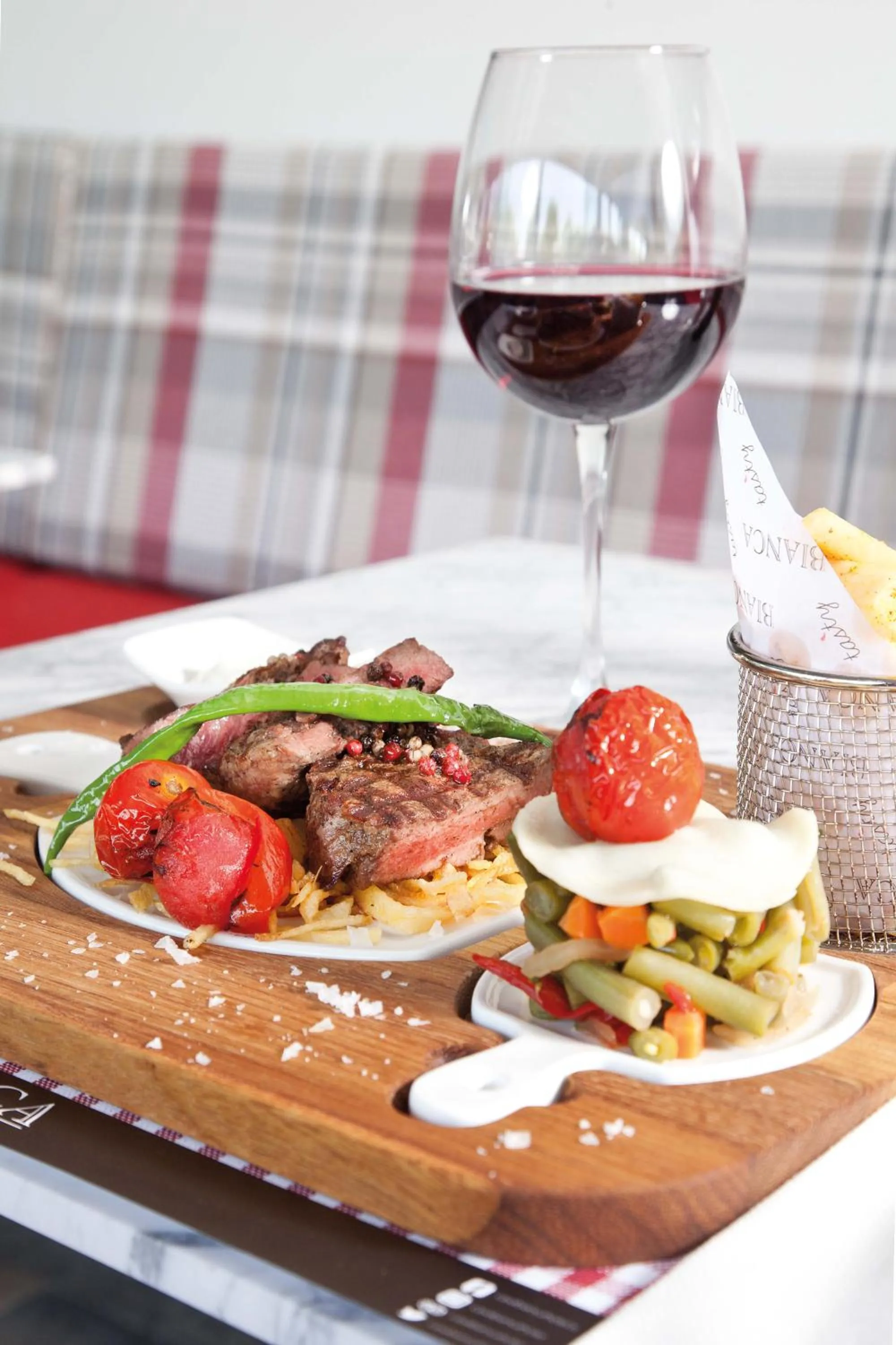 Food close-up in Casa Bianca Hotel