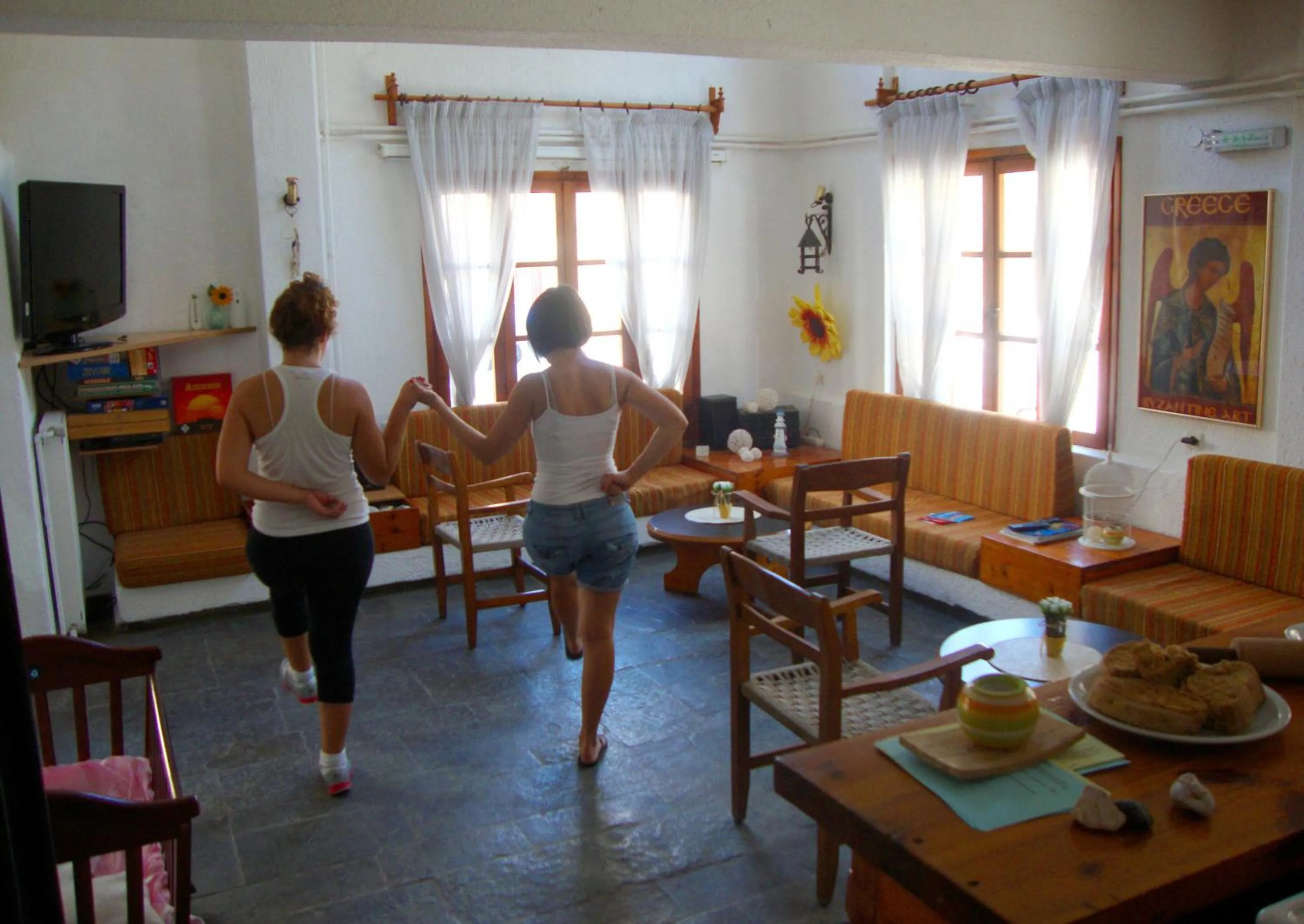 People in Mantraki Hotel Apartments