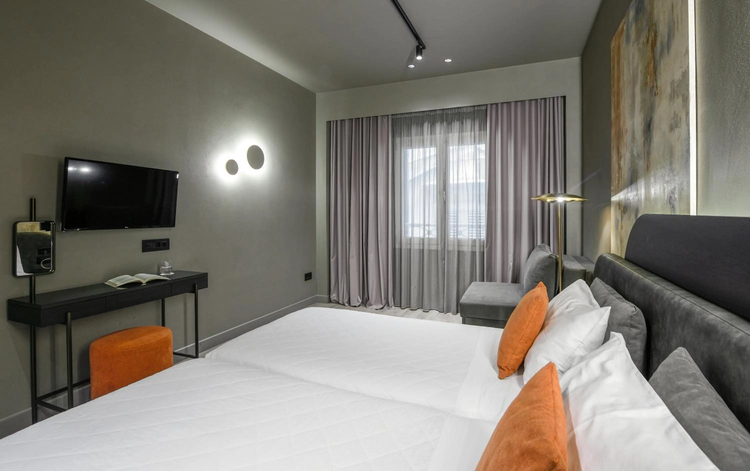 Bedroom, Bed in Arcadion Hotel