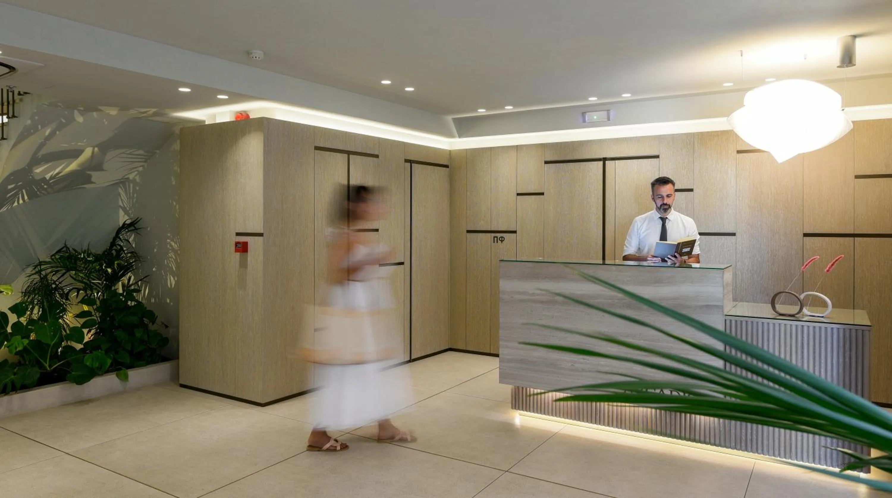 Lobby or reception in Arcadion Hotel