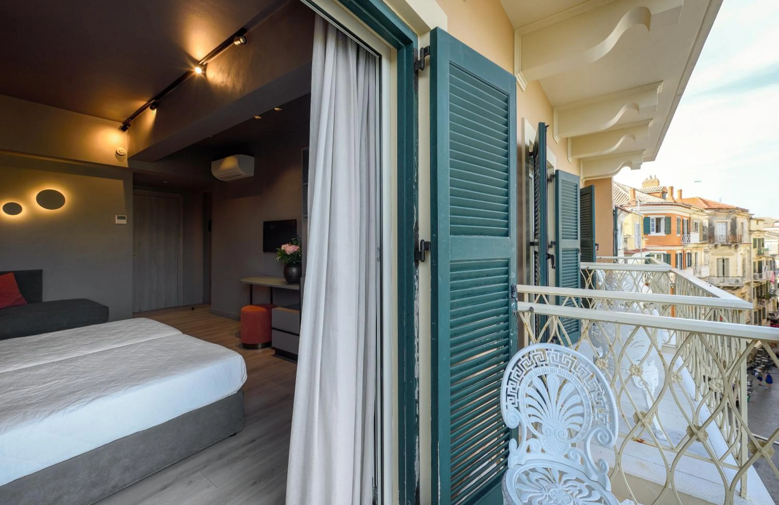 View (from property/room), Bed in Arcadion Hotel