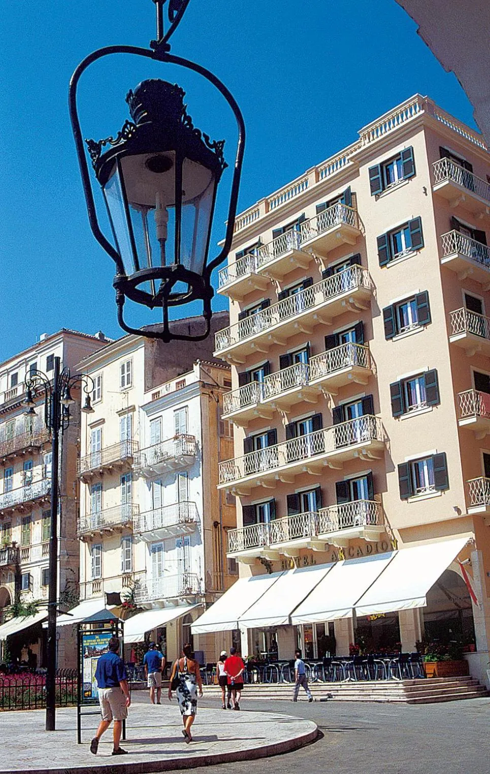 Facade/entrance in Arcadion Hotel