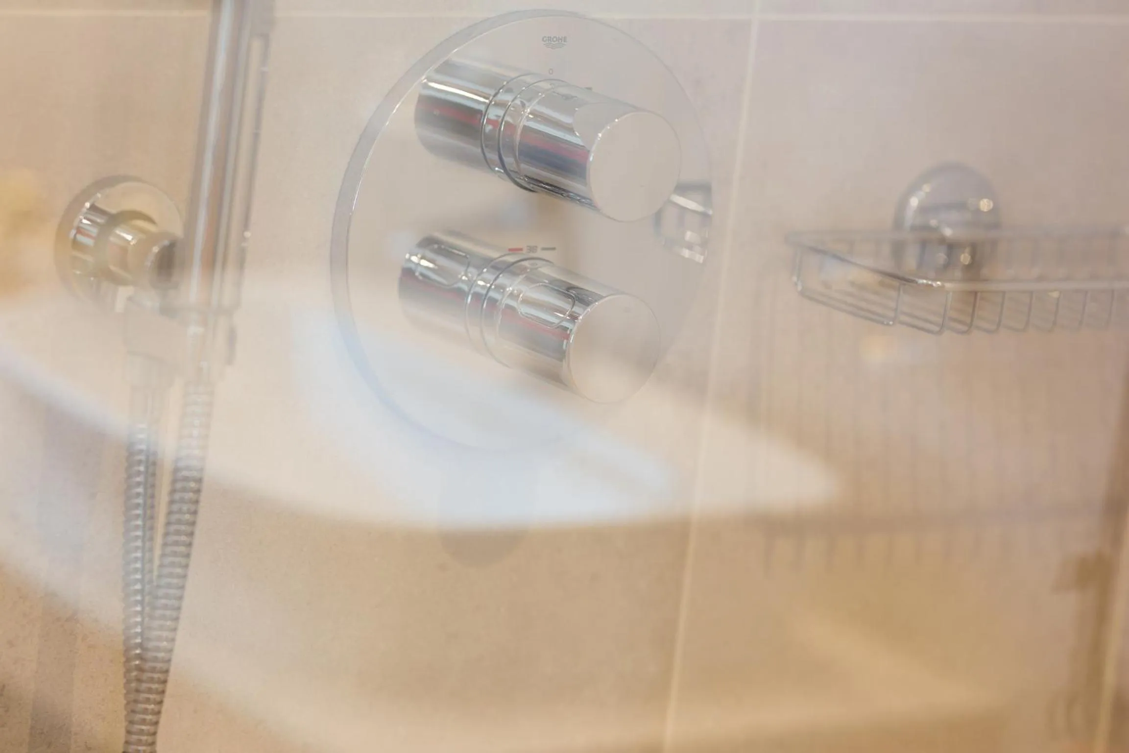 Shower in Green Rose