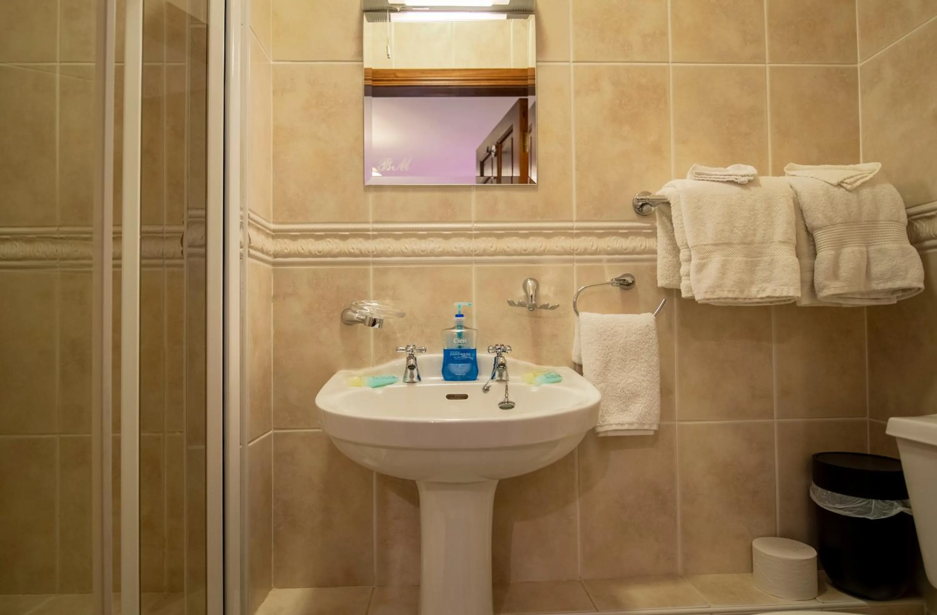Shower in Bunratty Meadows Bed & Breakfast