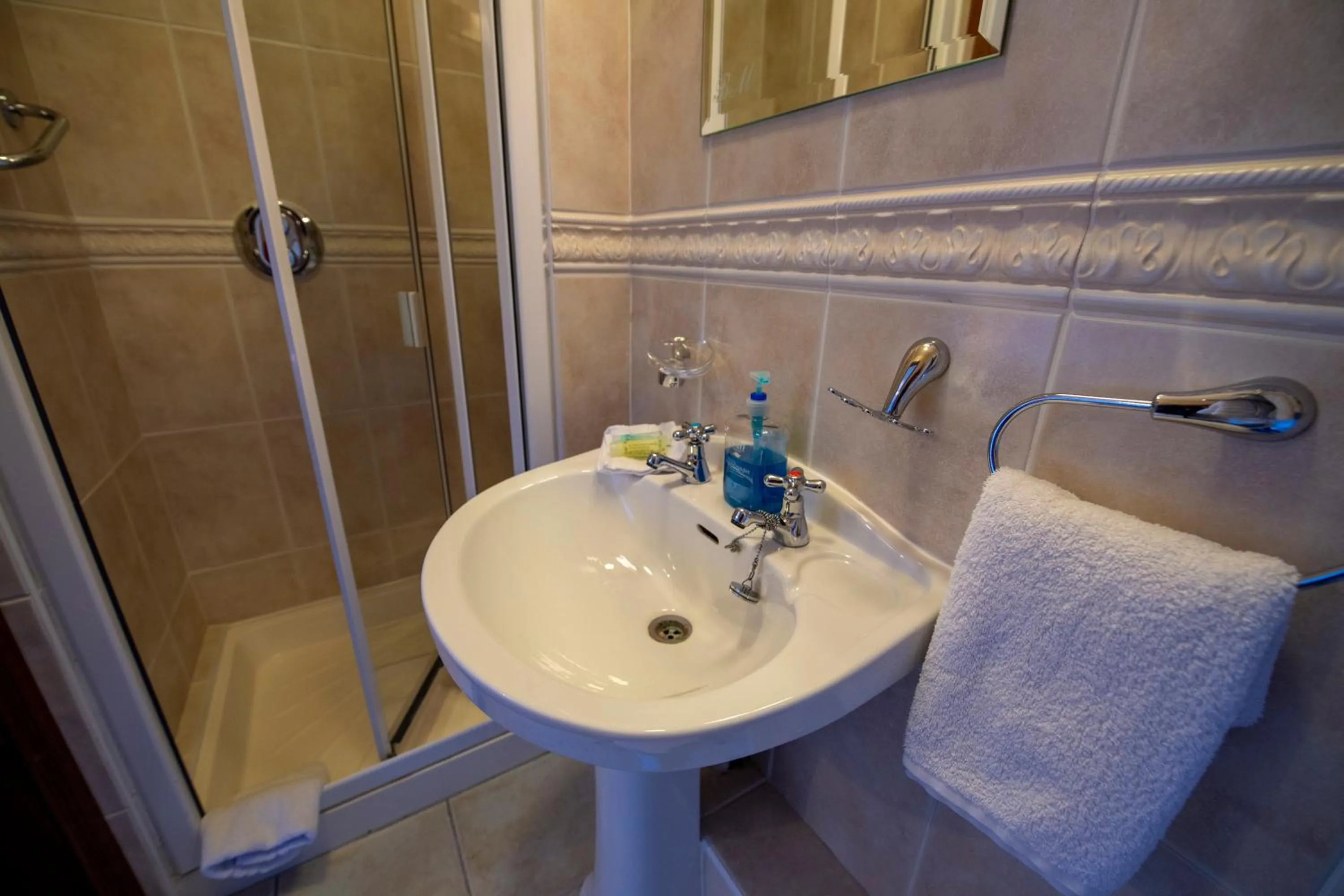 Shower in Bunratty Meadows Bed & Breakfast