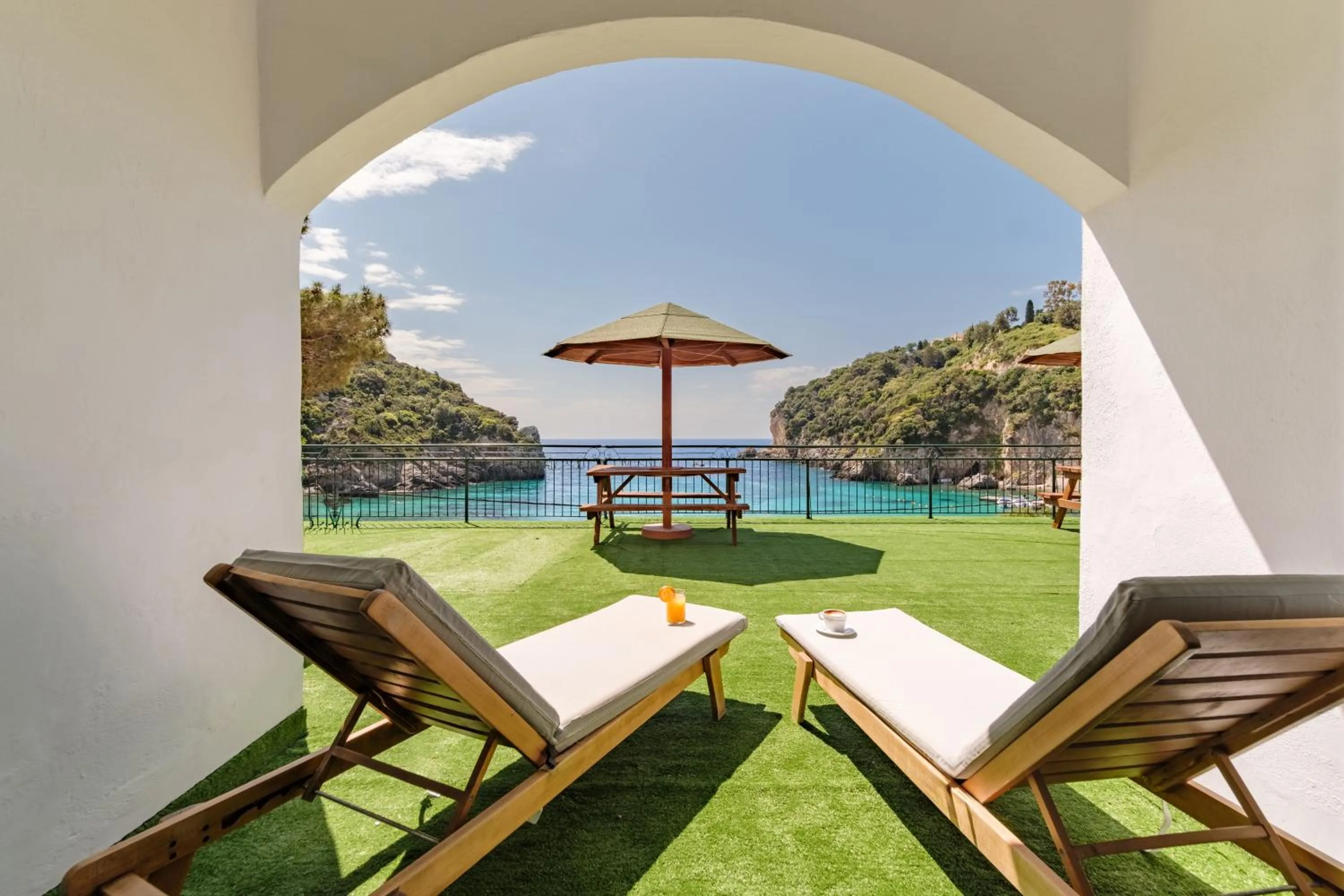 Natural landscape in Hotel Apollon Corfu