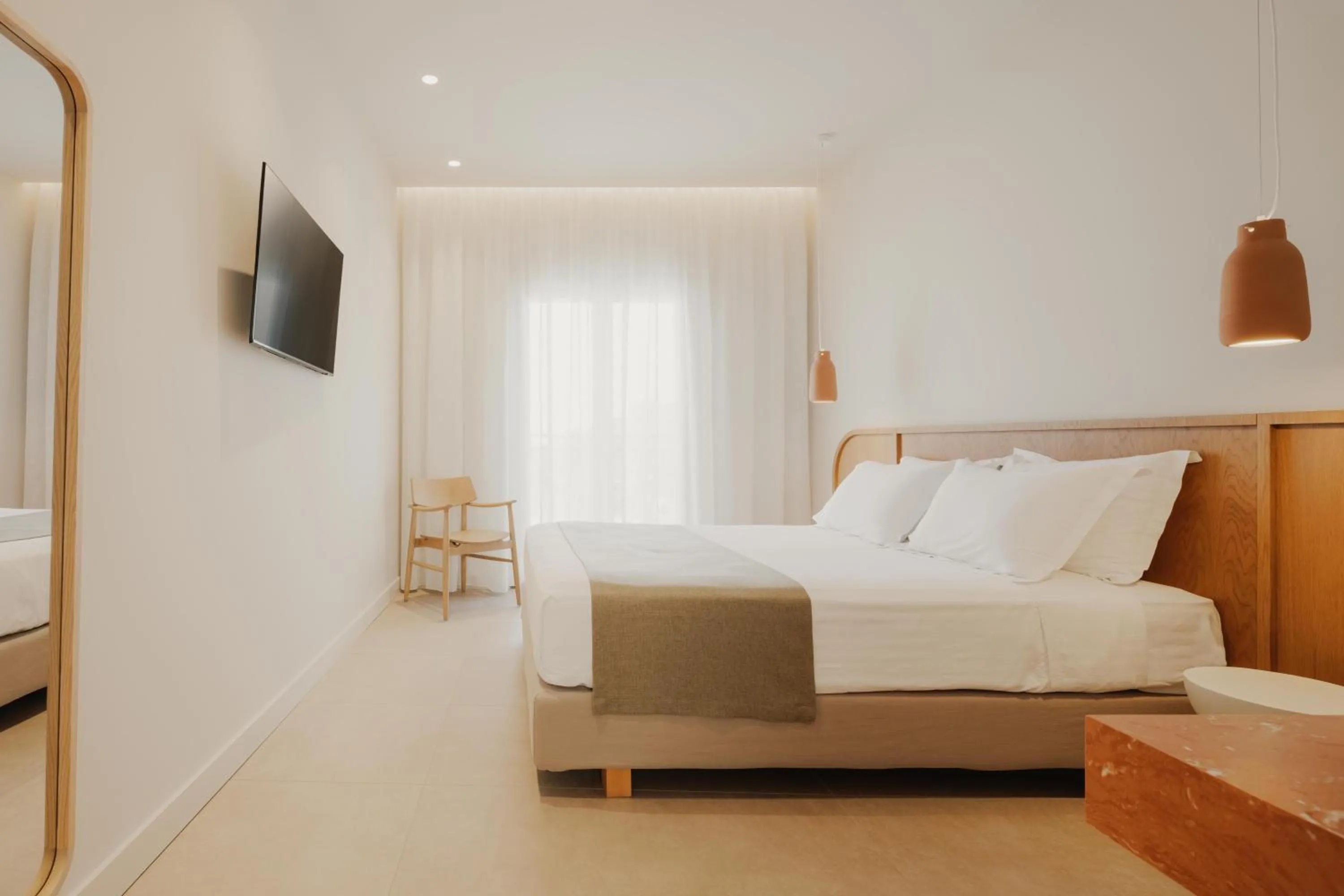 Bedroom, Bed in Hotel Apollon Corfu