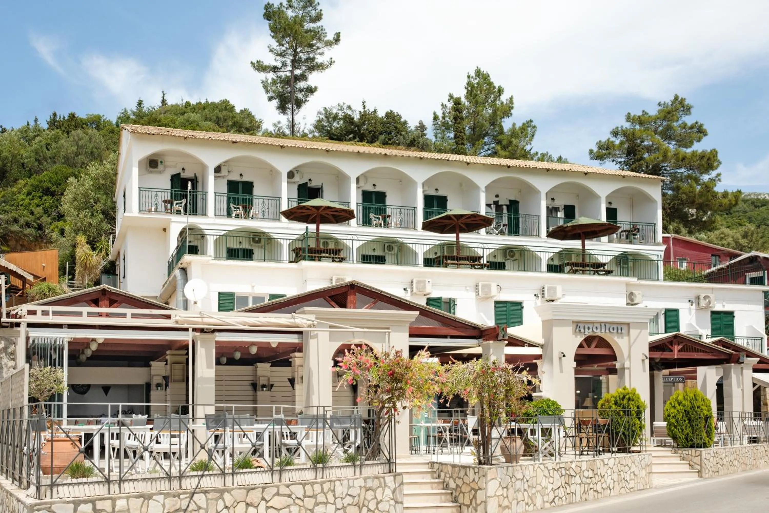 Property building in Hotel Apollon Corfu