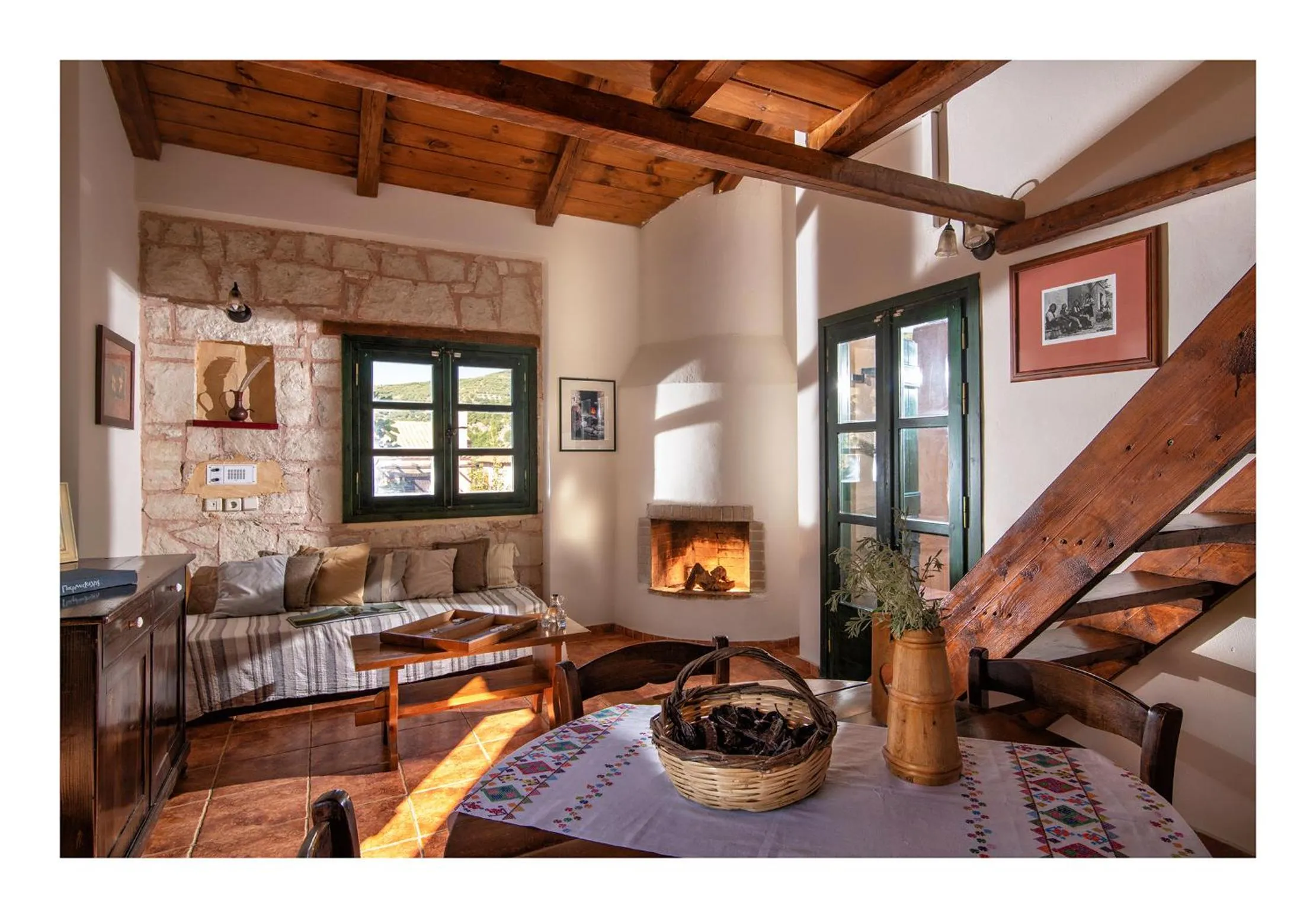 Living room in Enagron Ecotourism Village