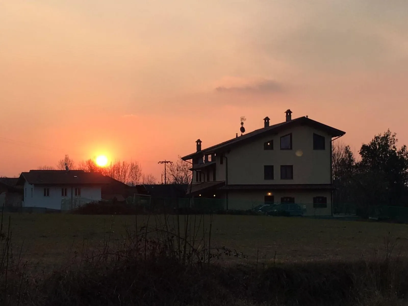 Sunset in La Bella Dormiente B&B