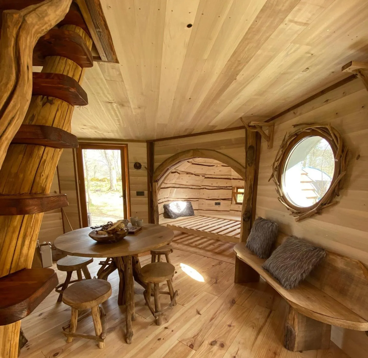 Living room in Les Cabanes De Pyrene