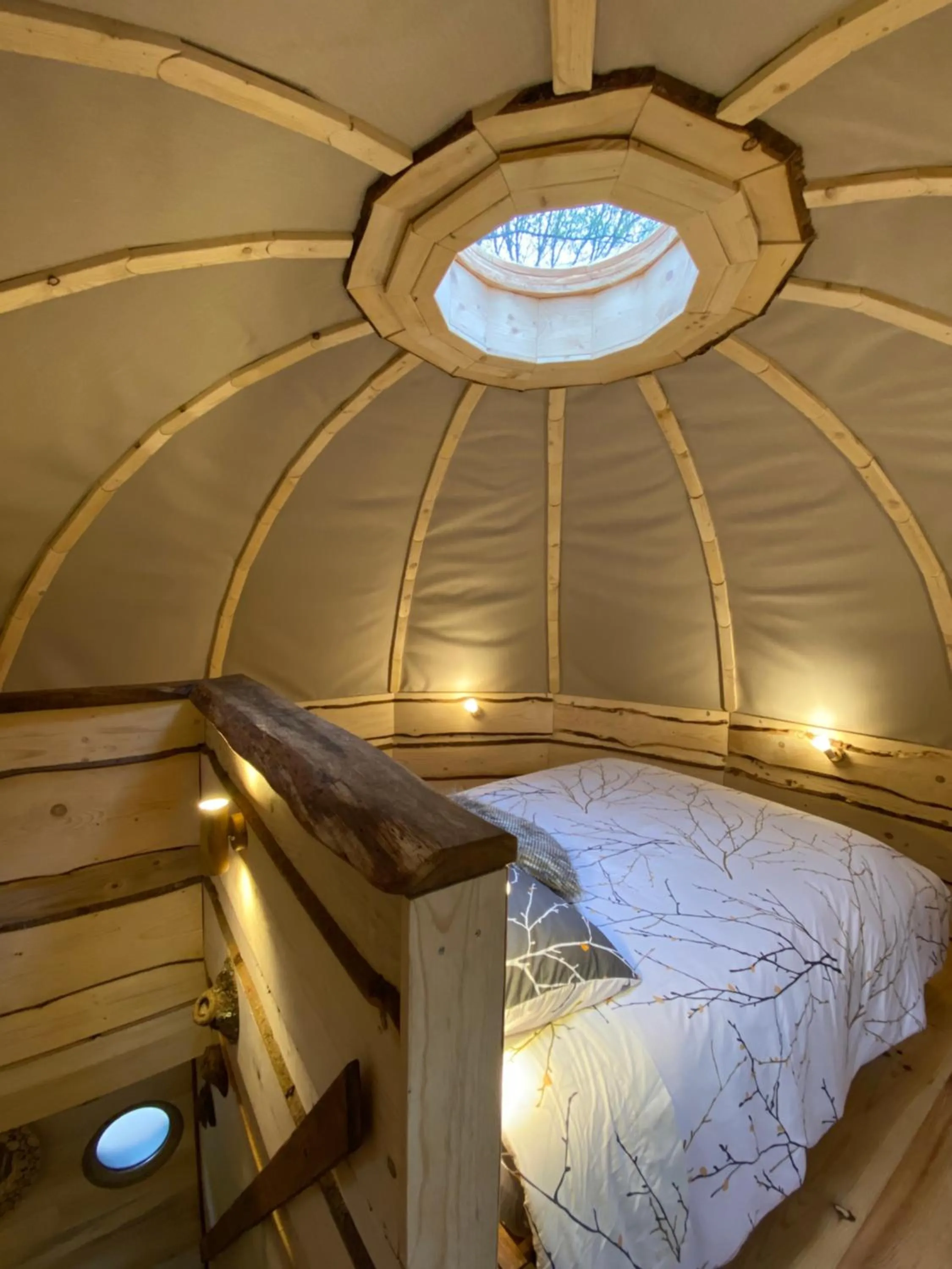 Bedroom, Bed in Les Cabanes De Pyrene