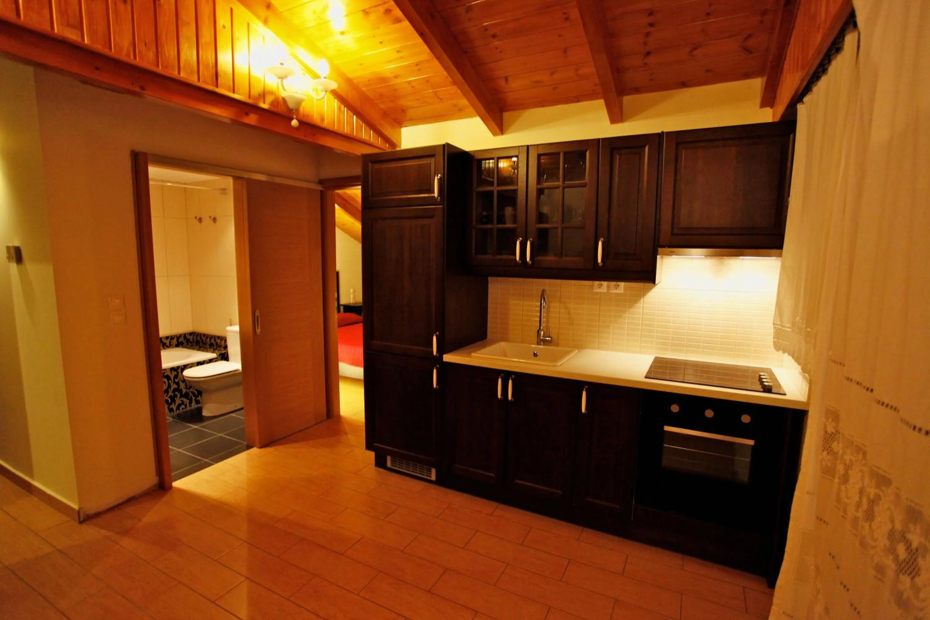 Kitchen or kitchenette in Hotel Odeon