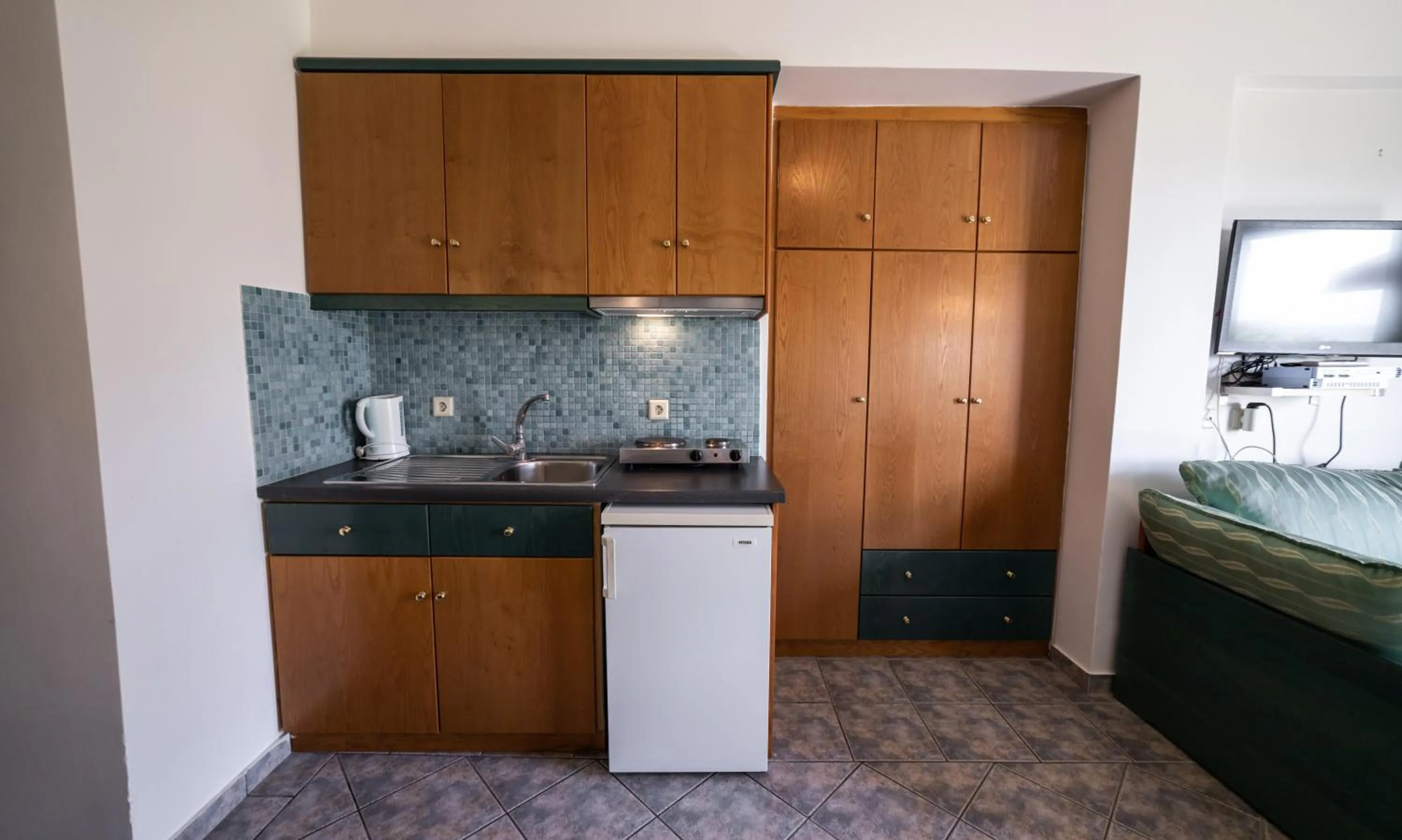 Kitchen or kitchenette in Hotel Odeon