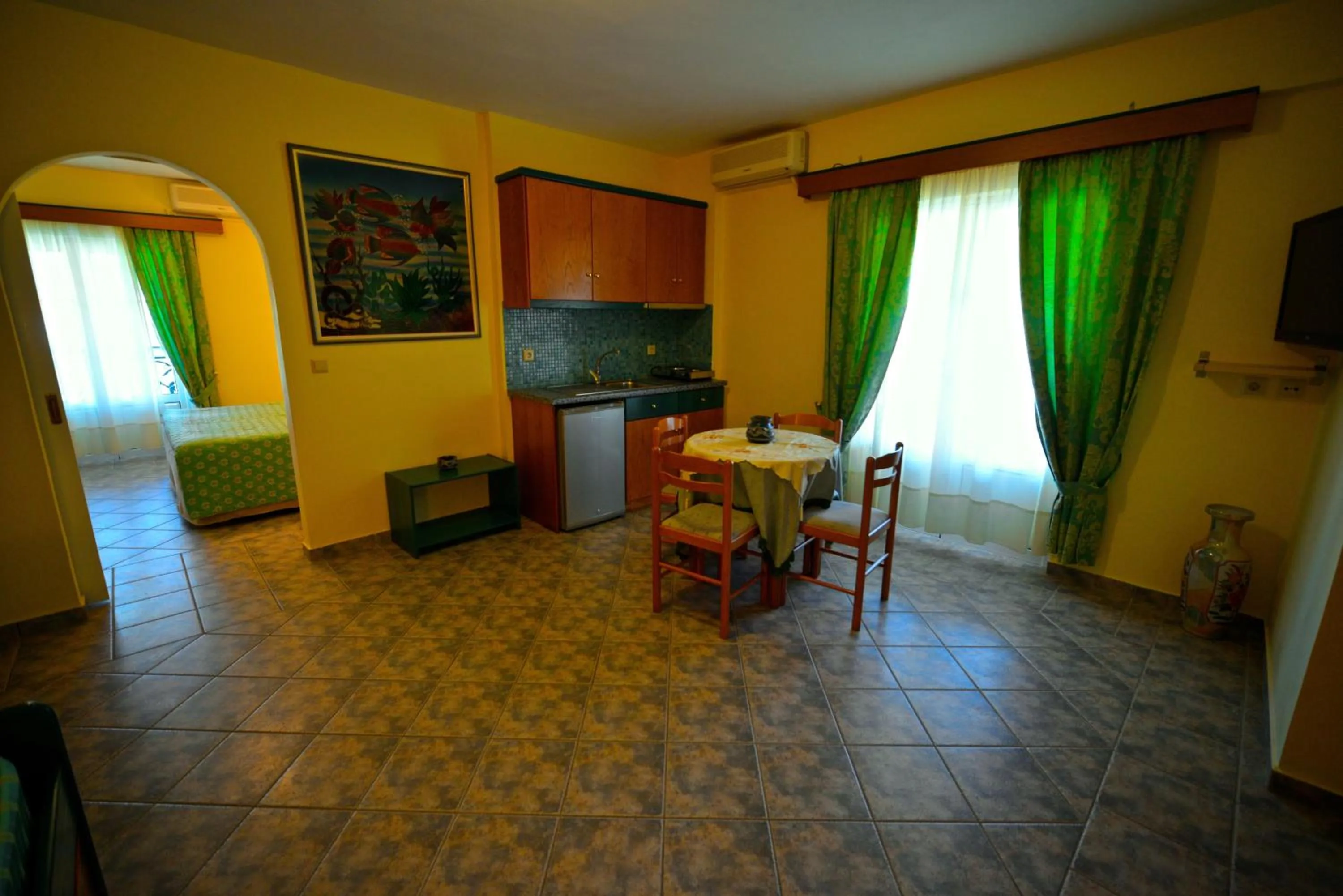 Kitchen or kitchenette in Hotel Odeon