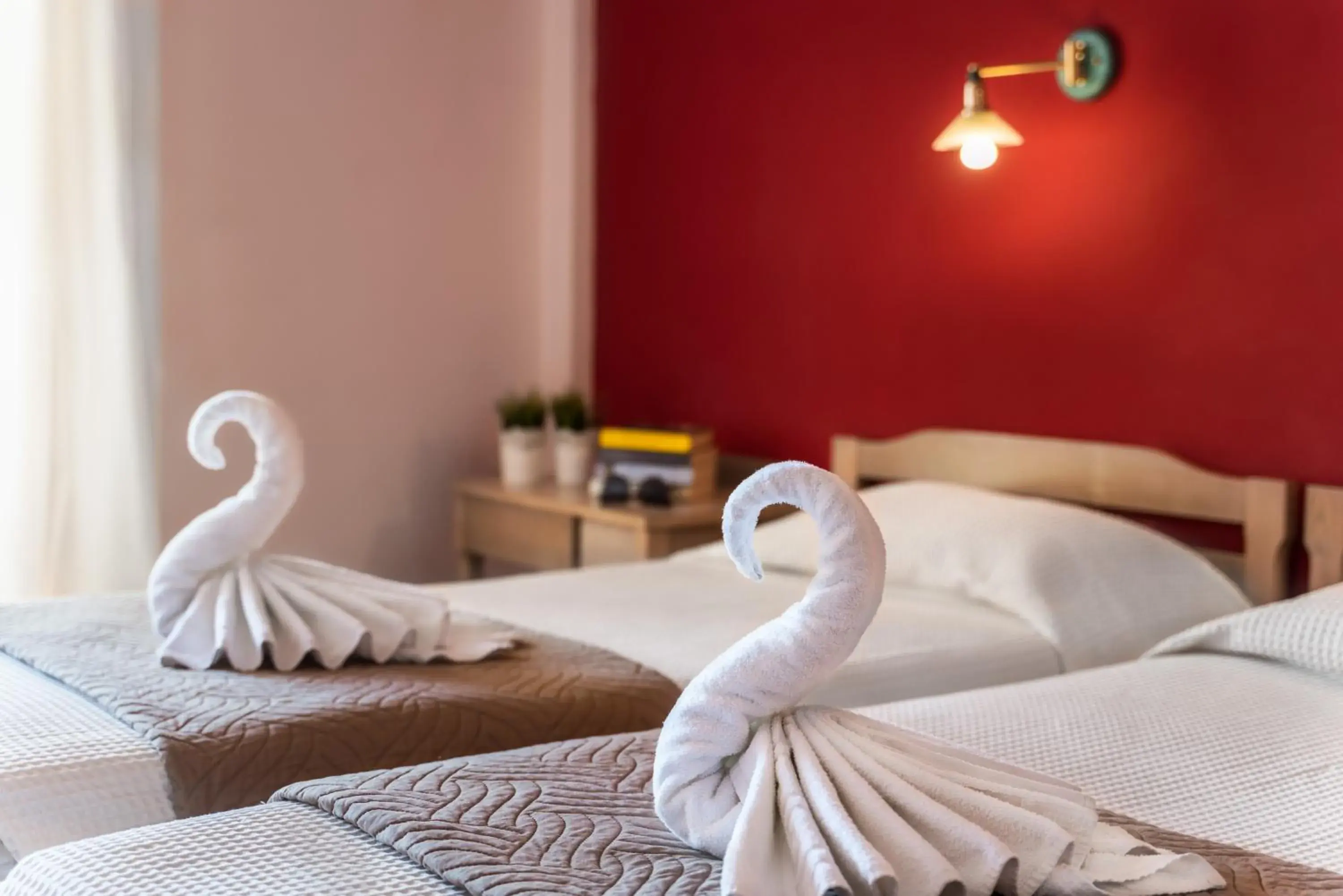 Bed in Hotel Brascos Bed in Hotel Brascos