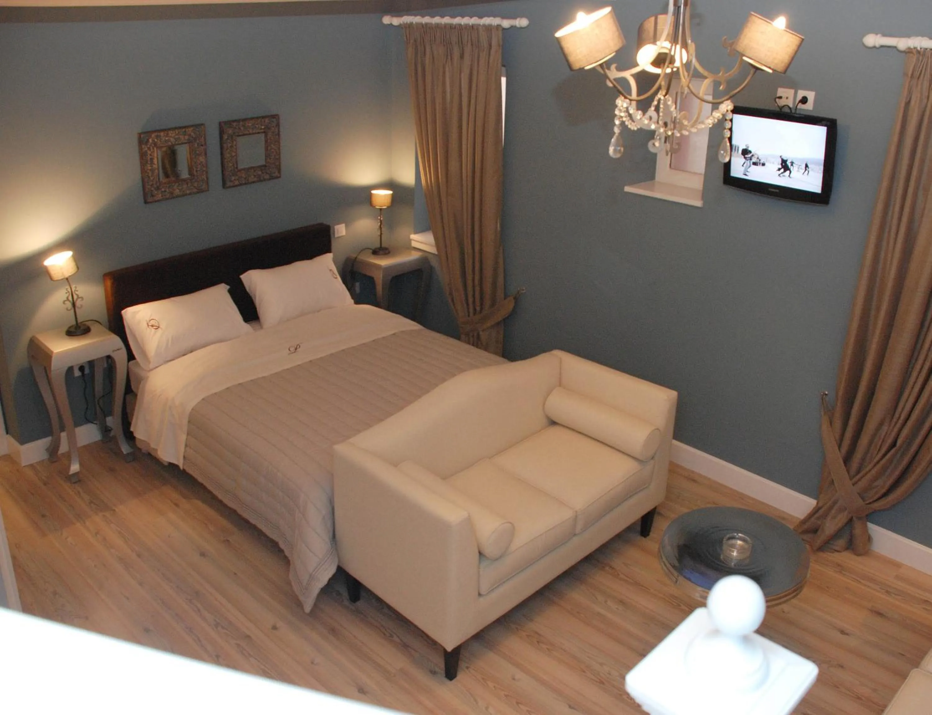 Bed in il Palazzo Rooms & Suites