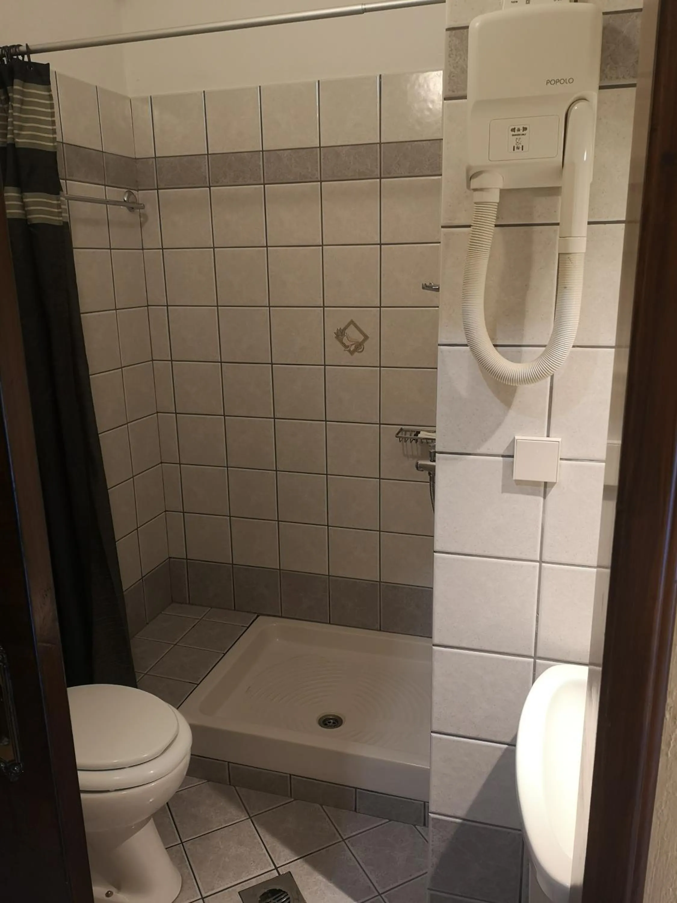 Bathroom in Spanias Hotel