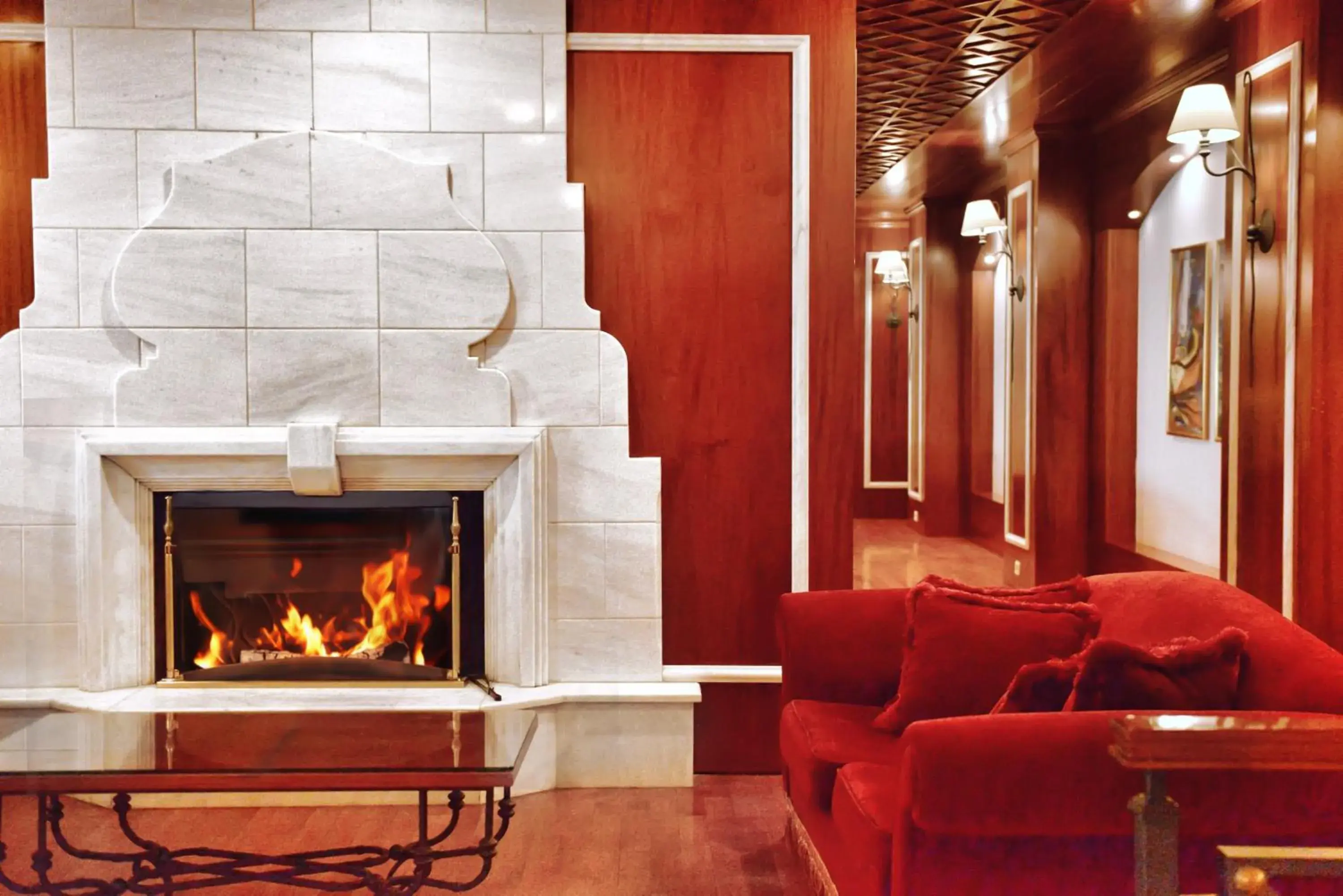 Lobby or reception in Mitsis Galini Lobby or reception in Mitsis Galini